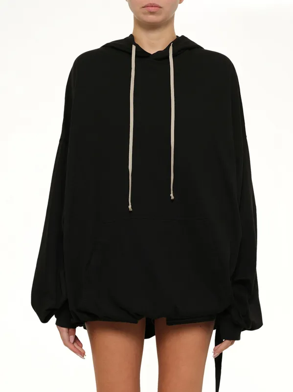 Hun Hoodie in Black made by Rick Owens