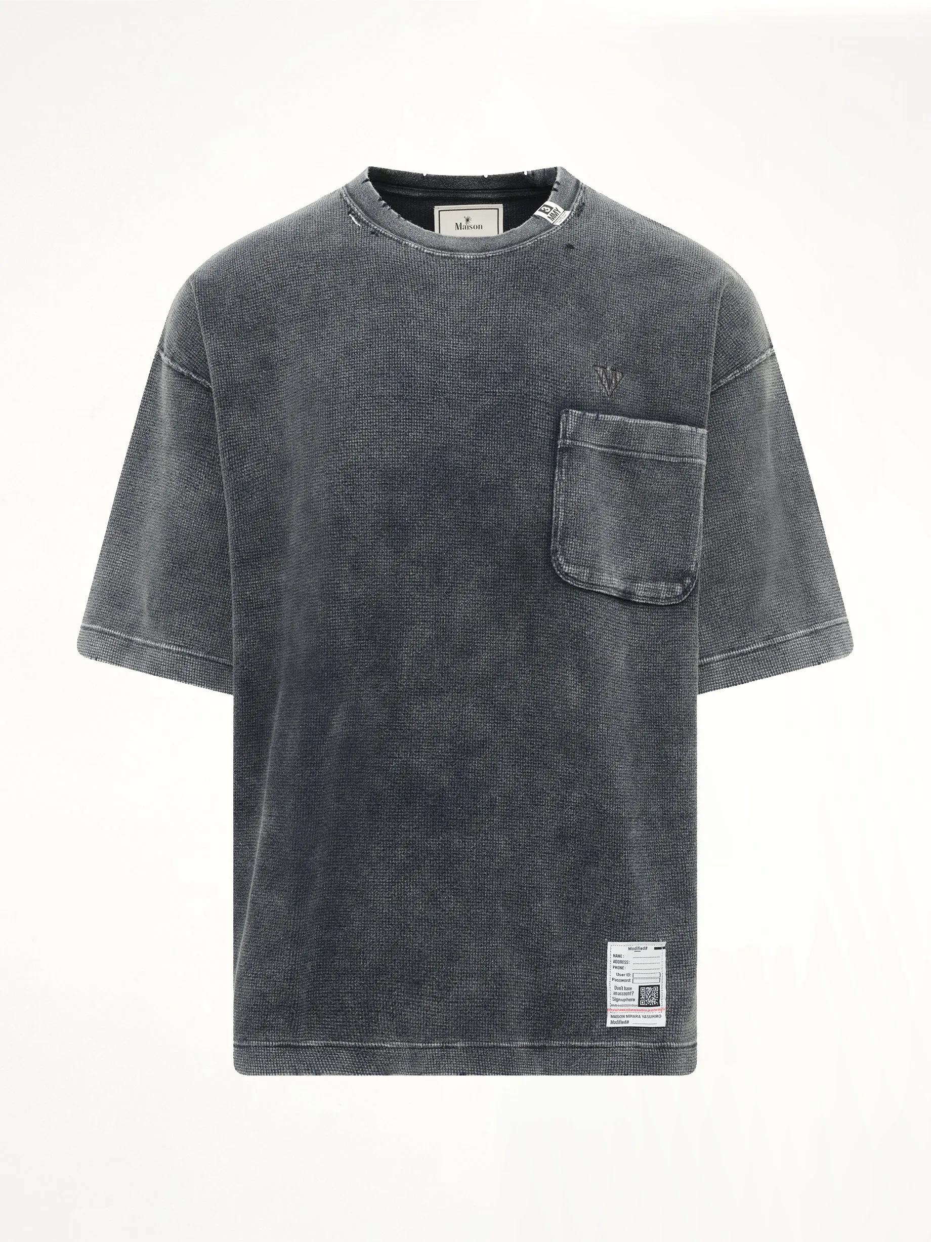 Bleached T-Shirt in Black sold by MARAIS product image thumbnail 2