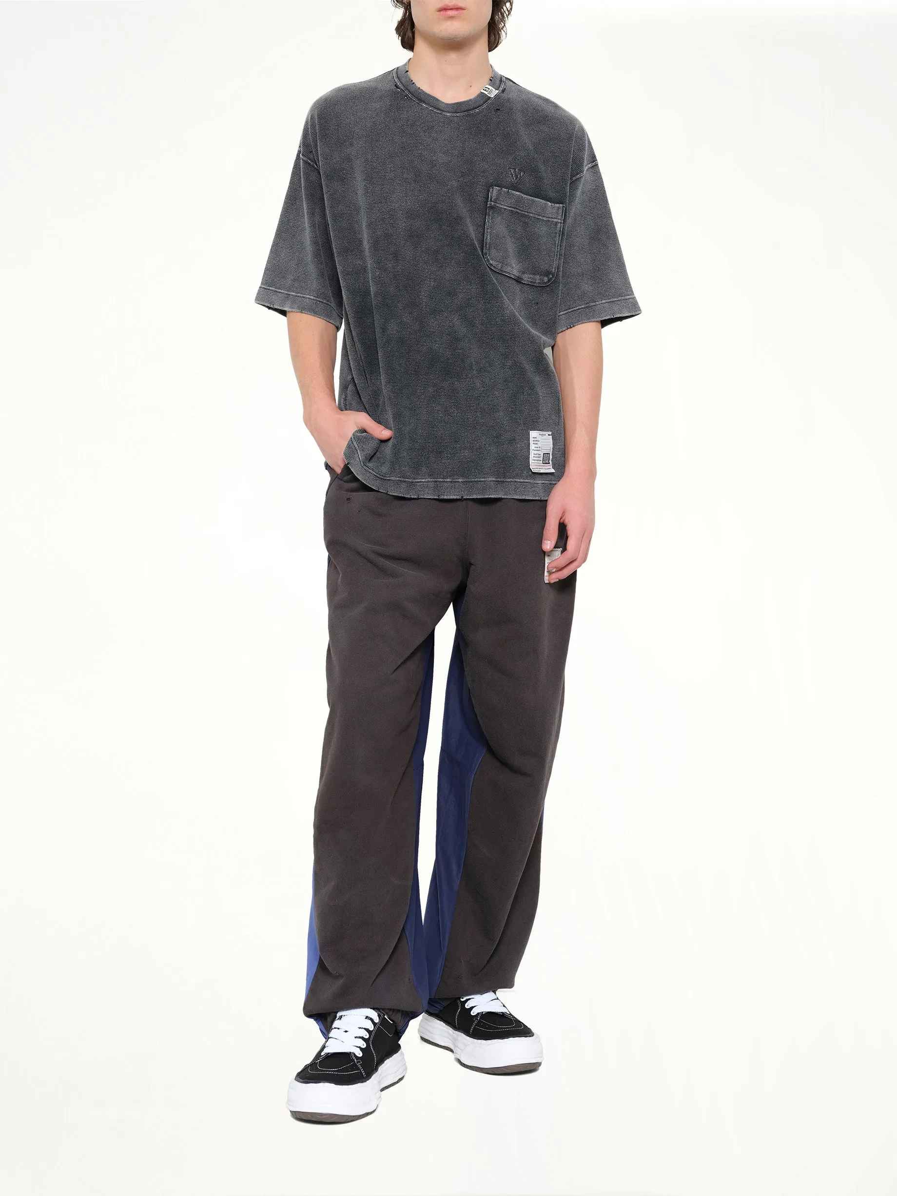 Bleached T-Shirt in Black sold by MARAIS product image thumbnail 4