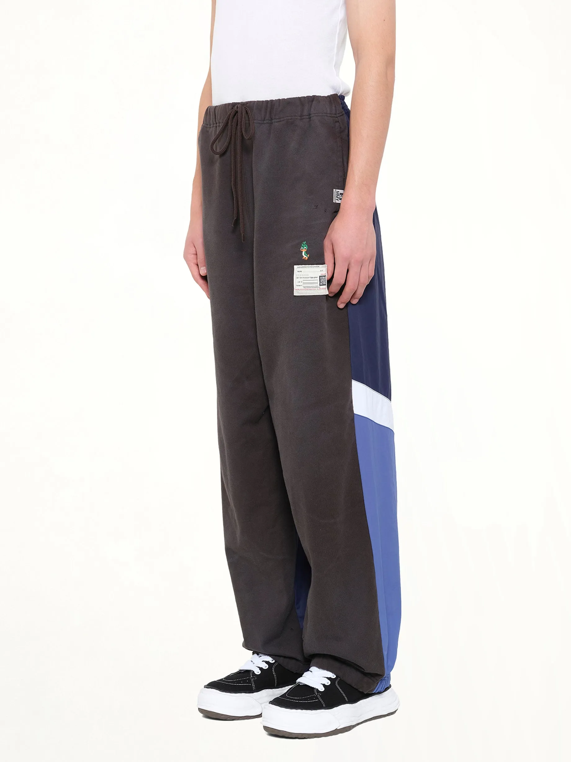 Track Pants Combined Pants in Black sold by MARAIS product image thumbnail 3