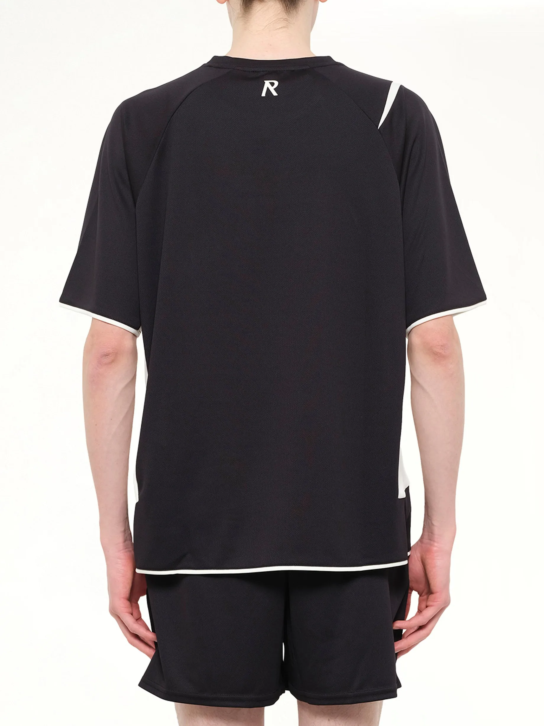 Star Football Top in Jet Black sold by MARAIS product image thumbnail 5
