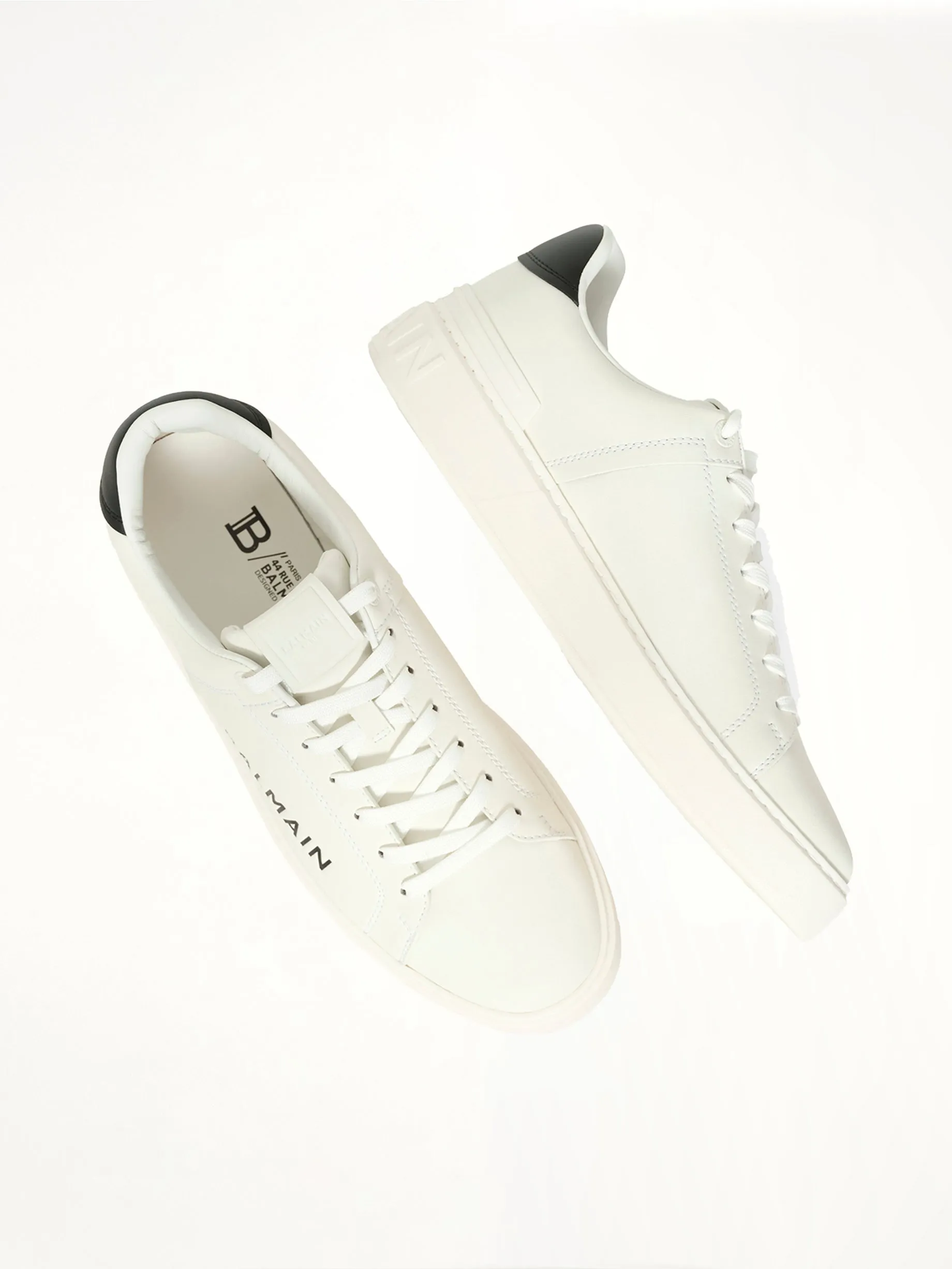 2026 B-Court Printed Balmain Sneaker in White sold by MARAIS product image thumbnail 4