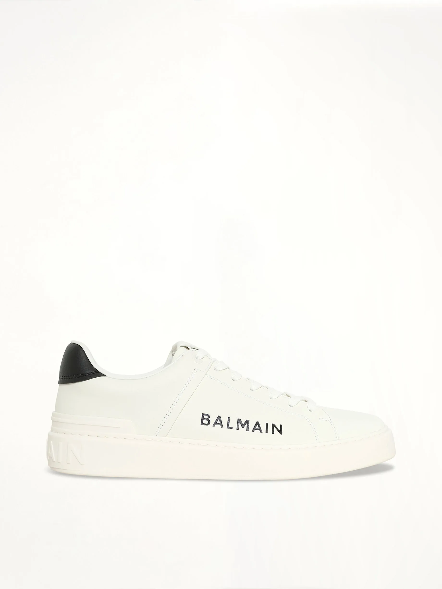 2026 B-Court Printed Balmain Sneaker in White sold by MARAIS