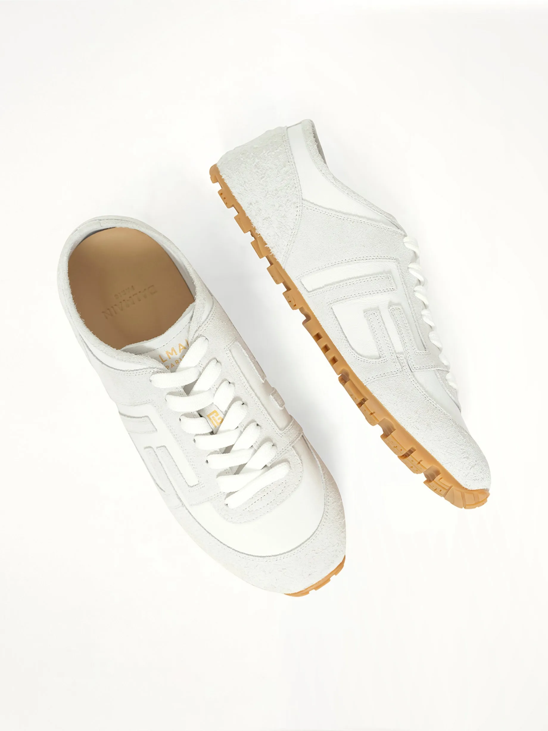 Racer 45 Sneaker in White sold by MARAIS product image thumbnail 4