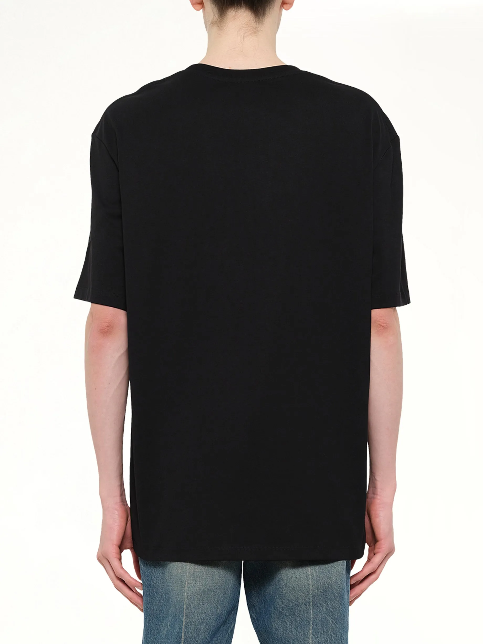 Balmain Attitude T-Shirt Bulky Fit in Black/White sold by MARAIS product image thumbnail 5