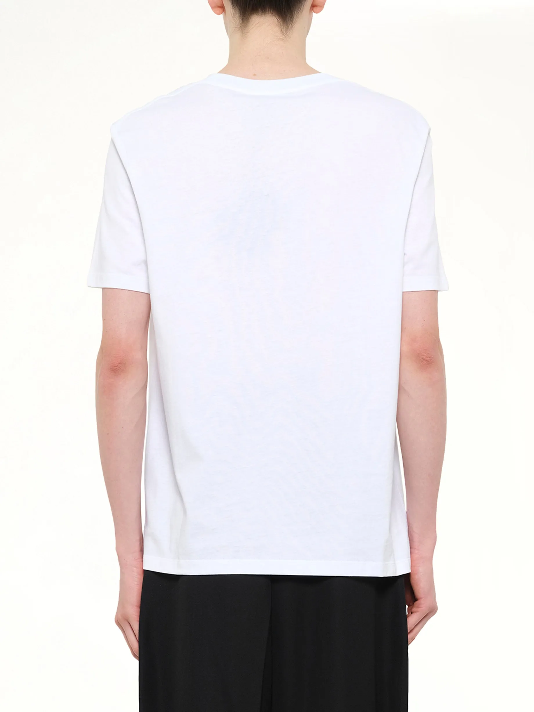 Balmain Print T-Shirt Reg Fit in White/Black sold by MARAIS product image thumbnail 5