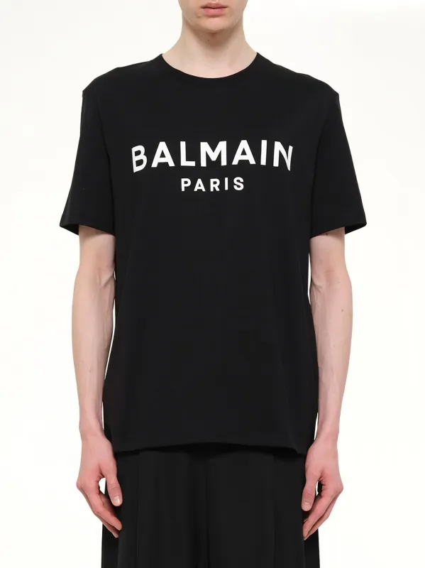 Big Balmain Paris Brush Sweatshirt Reg in Black made by Balmain