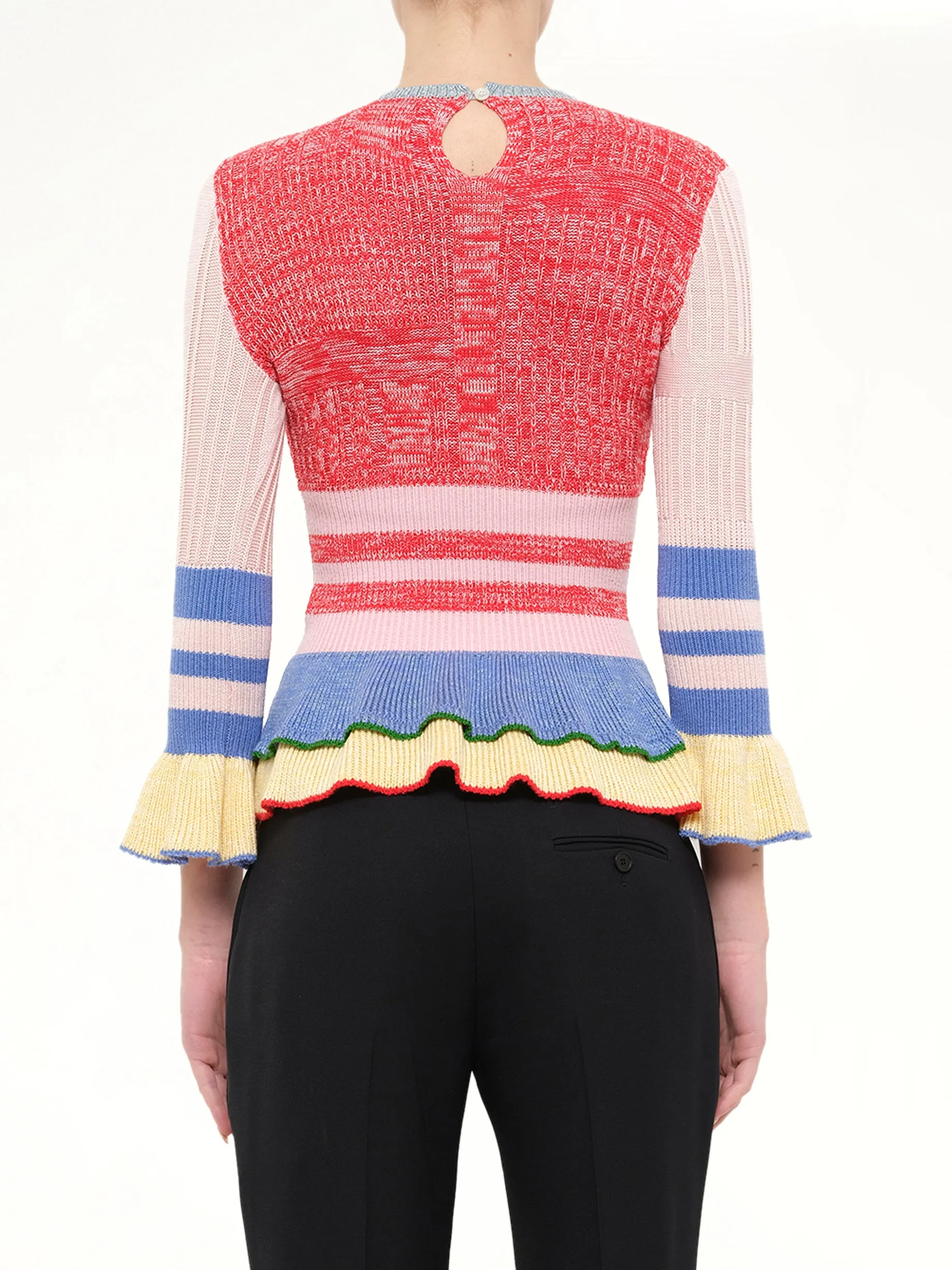 Alexander McQueen Crew Neck Sweater in Mix sold by MARAIS product image thumbnail 3