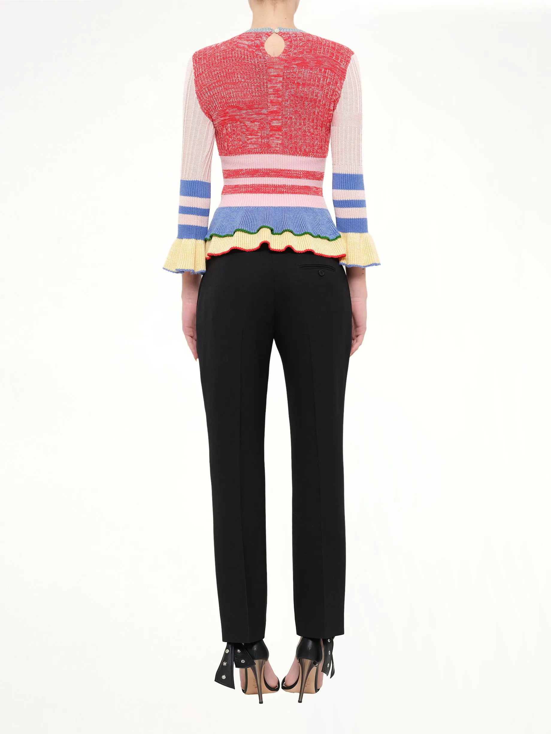Alexander McQueen Crew Neck Sweater in Mix sold by MARAIS product image thumbnail 4