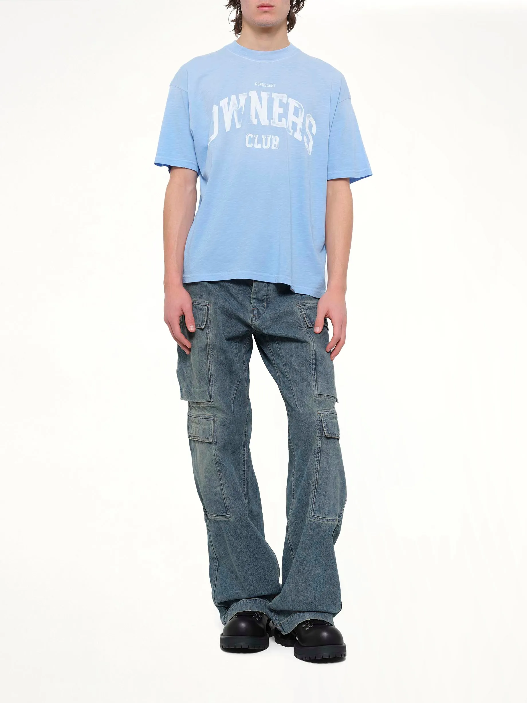 Owners T-Shirt in Sky Blue sold by MARAIS product image thumbnail 4