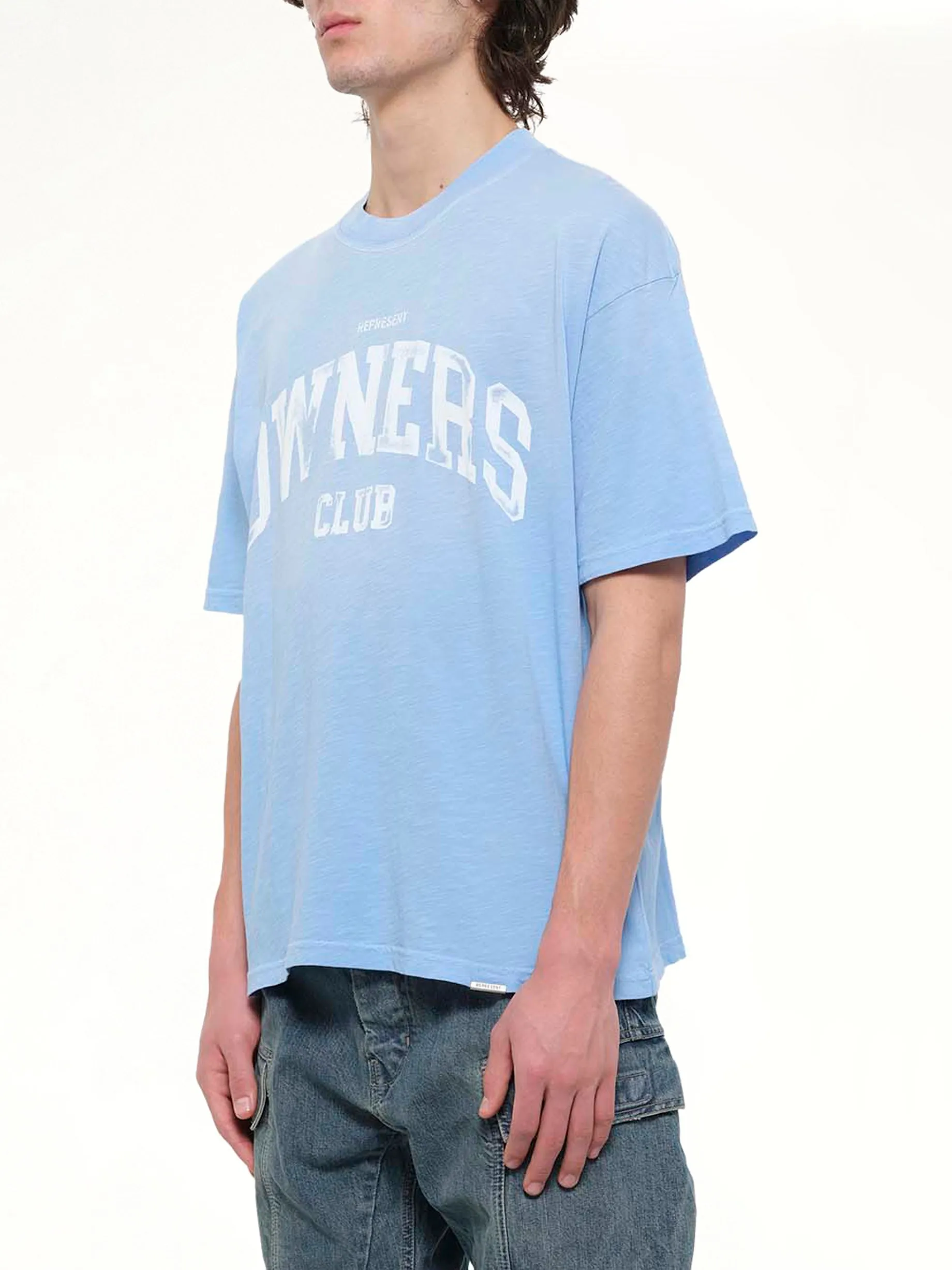 Owners T-Shirt in Sky Blue sold by MARAIS product image thumbnail 3