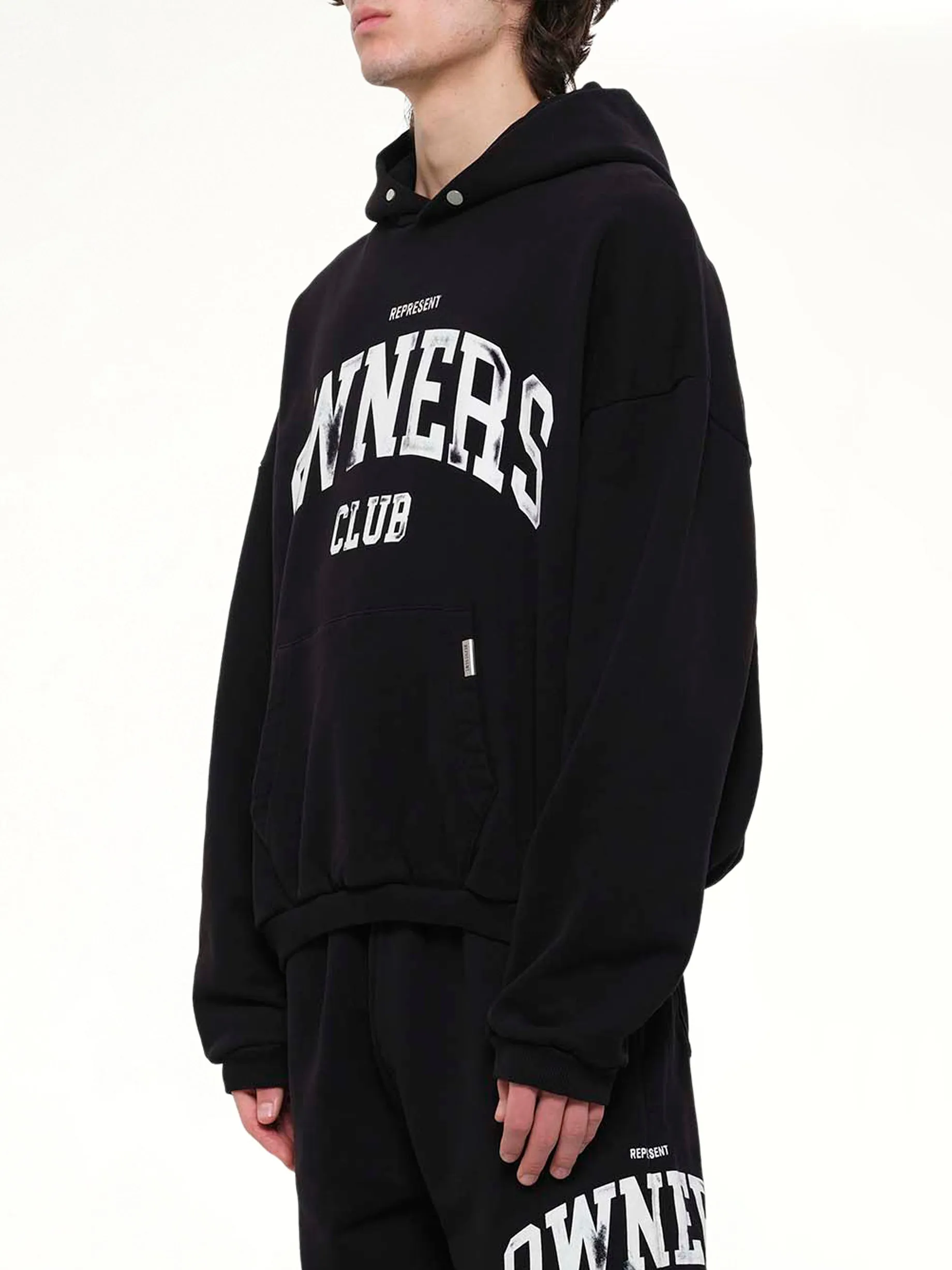 Owners Hoodie in Jet Black sold by MARAIS product image thumbnail 3