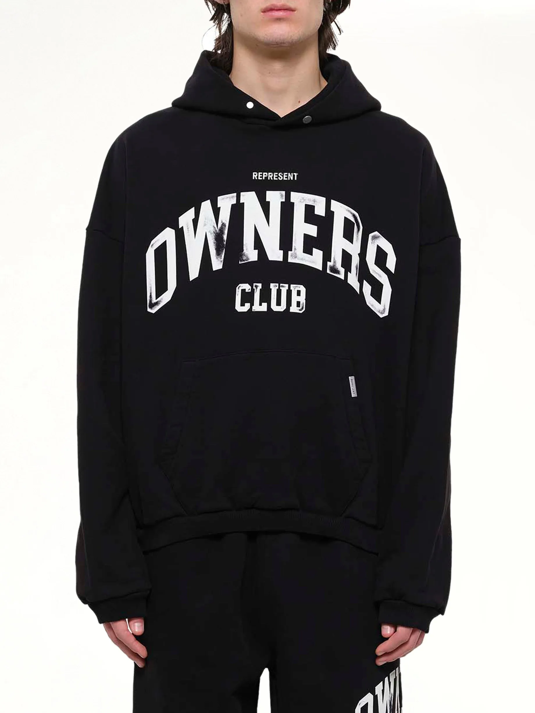 Owners Hoodie in Jet Black sold by MARAIS