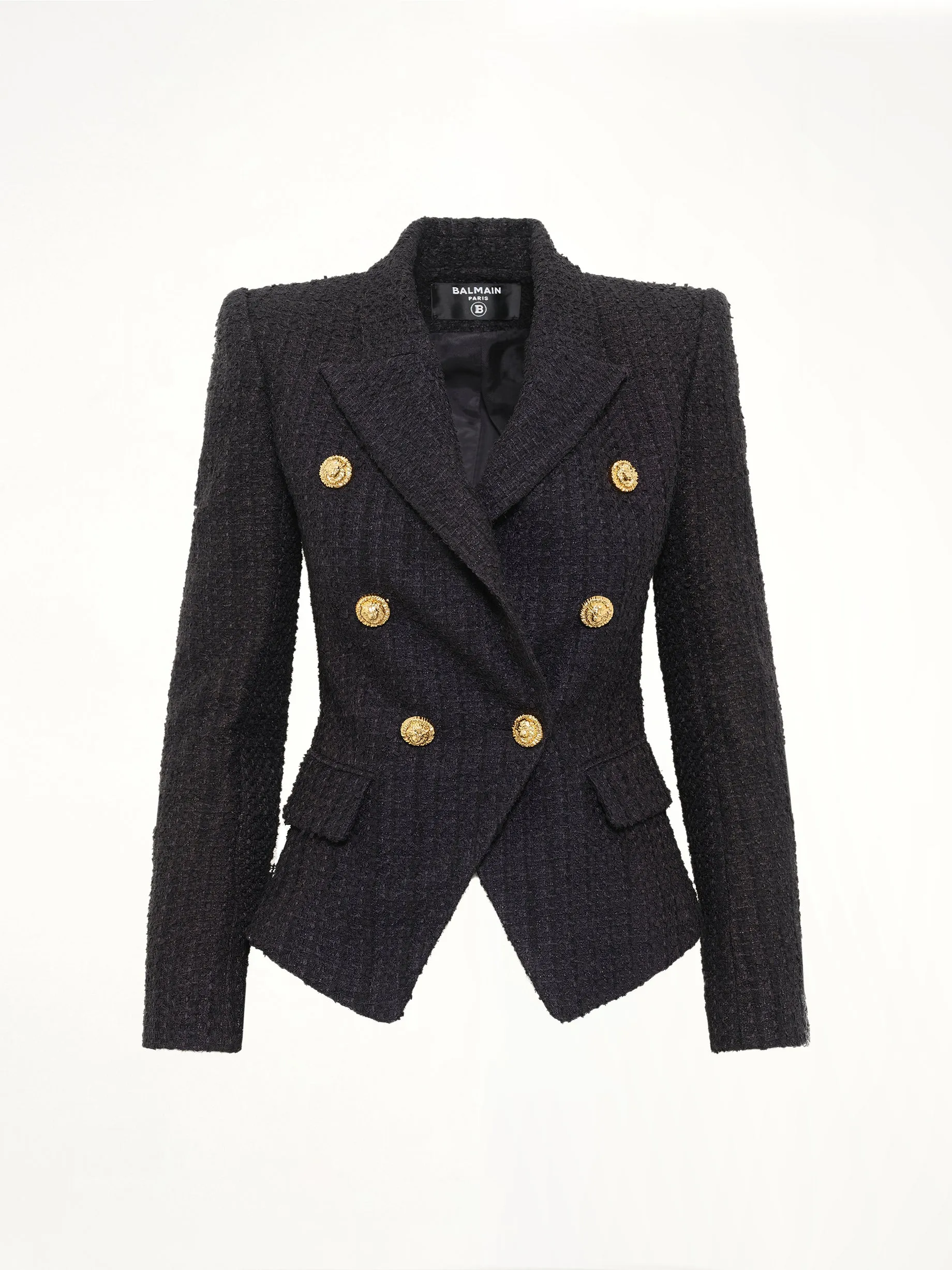 6 BTN Tweed Jacket in Black sold by MARAIS product image thumbnail 2