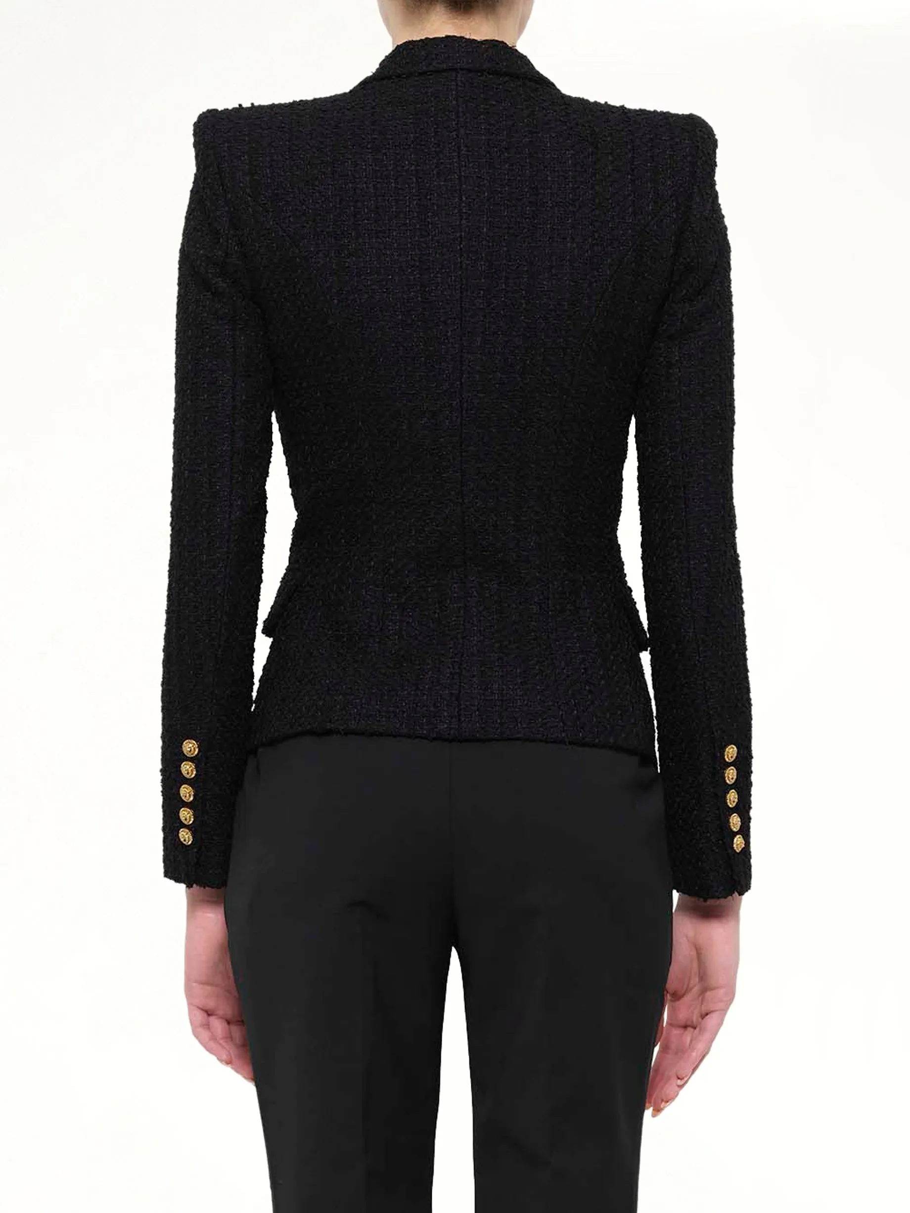 6 BTN Tweed Jacket in Black sold by MARAIS product image thumbnail 5