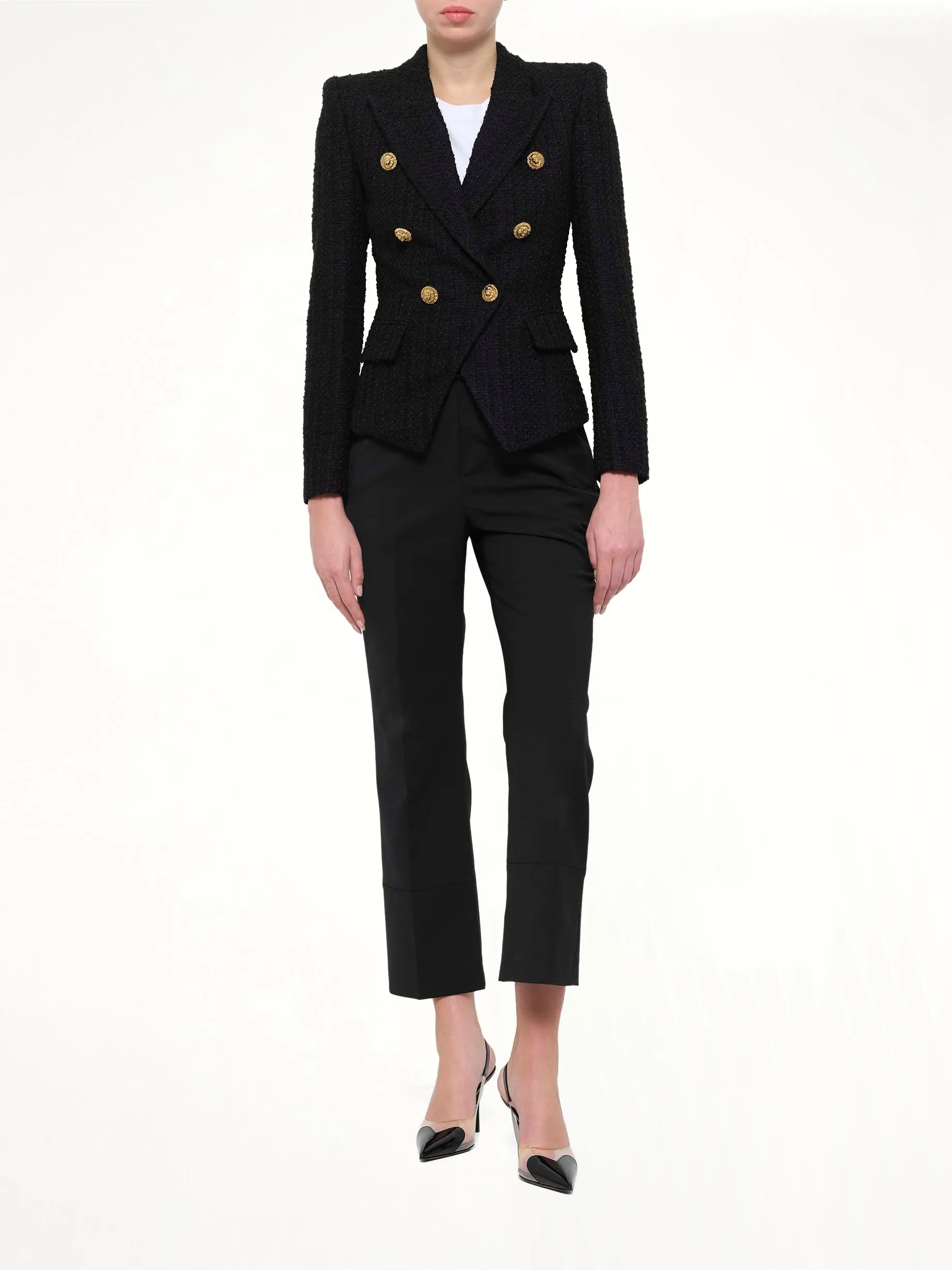6 BTN Tweed Jacket in Black sold by MARAIS product image thumbnail 4