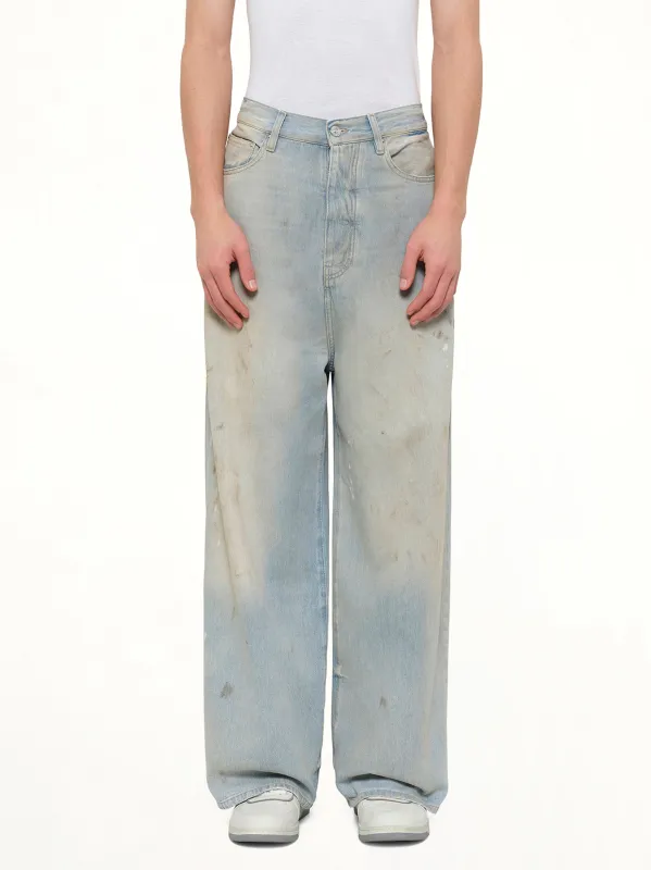 Baggy Jean in Perfect Antique Indigo made by AMIRI