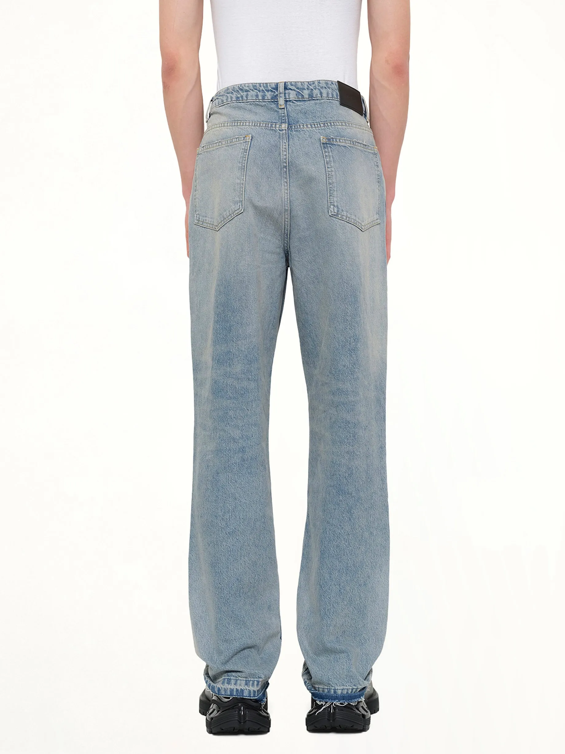 Heaton Denim in Light Vintage Blue sold by MARAIS product image thumbnail 5