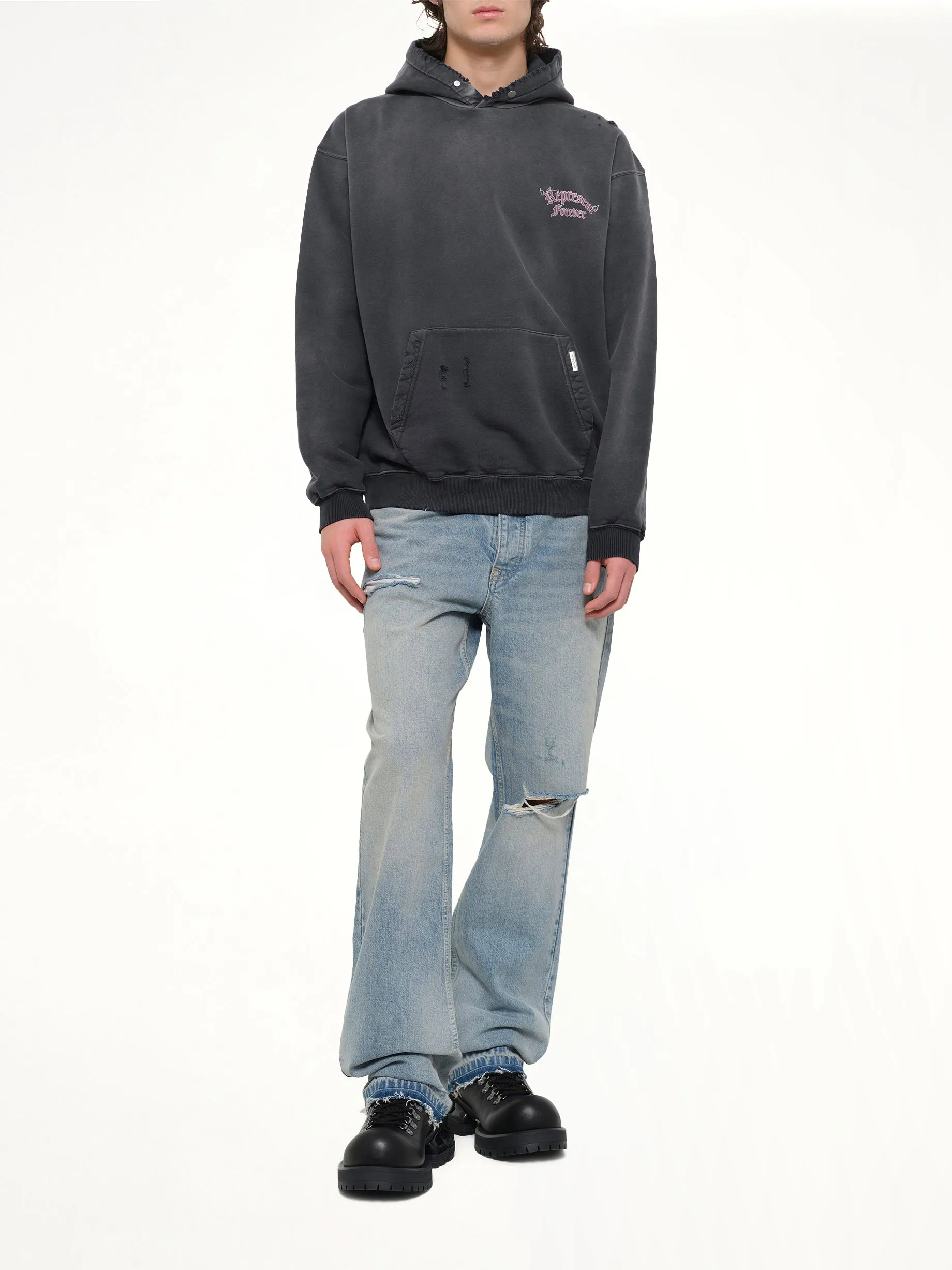 Duality Hoodie in Washed Black sold by MARAIS product image thumbnail 4