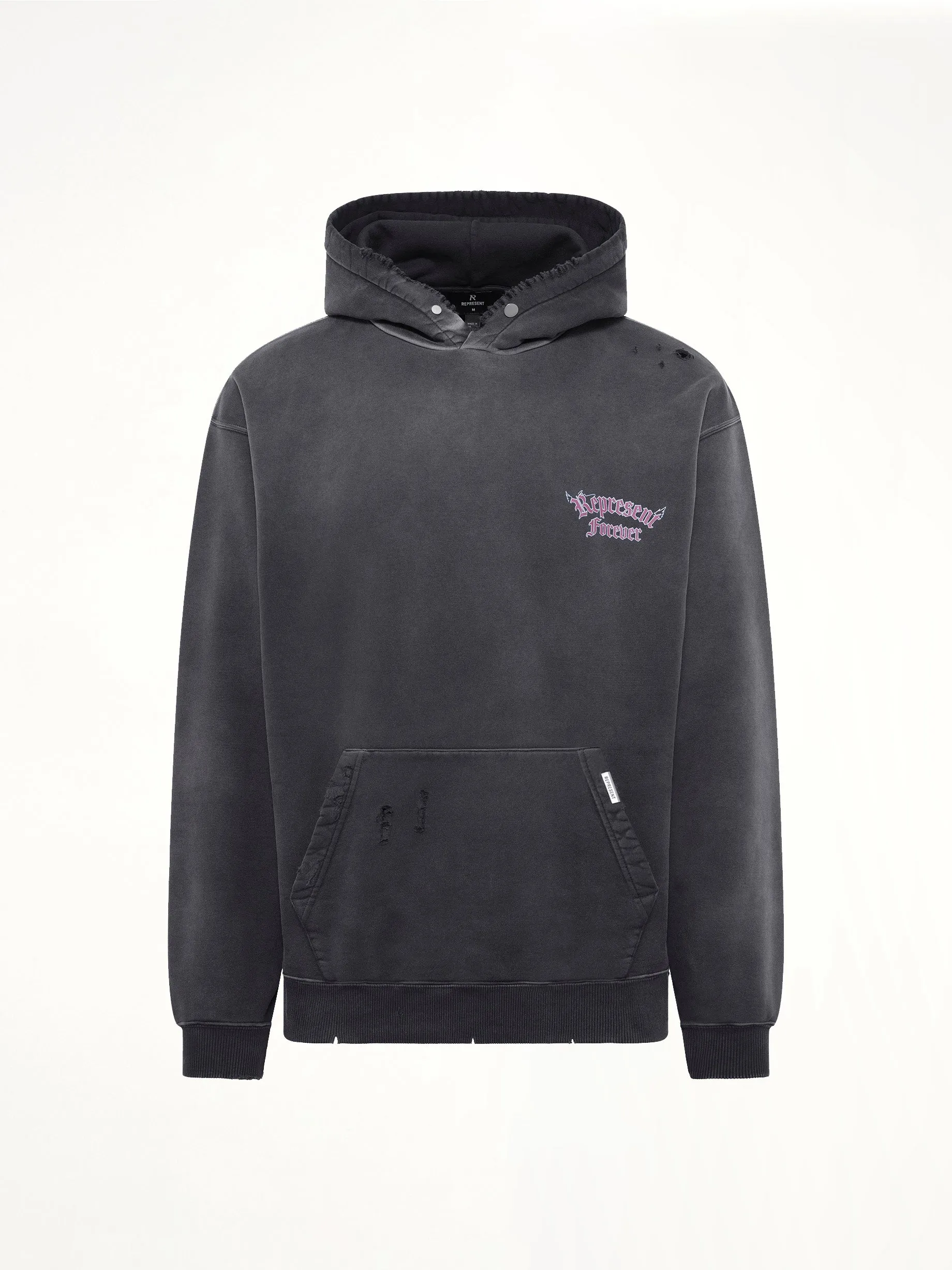 Duality Hoodie in Washed Black sold by MARAIS product image thumbnail 2