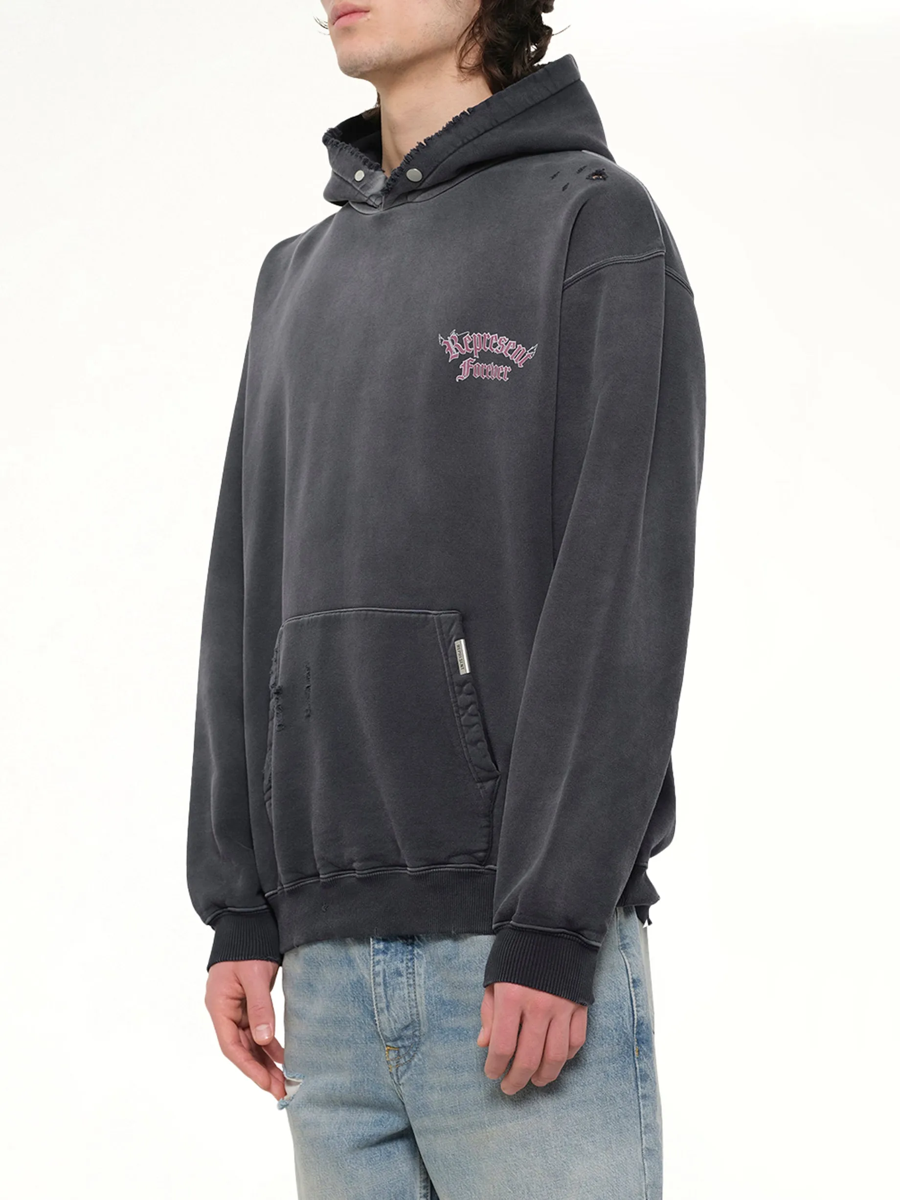 Duality Hoodie in Washed Black sold by MARAIS product image thumbnail 3