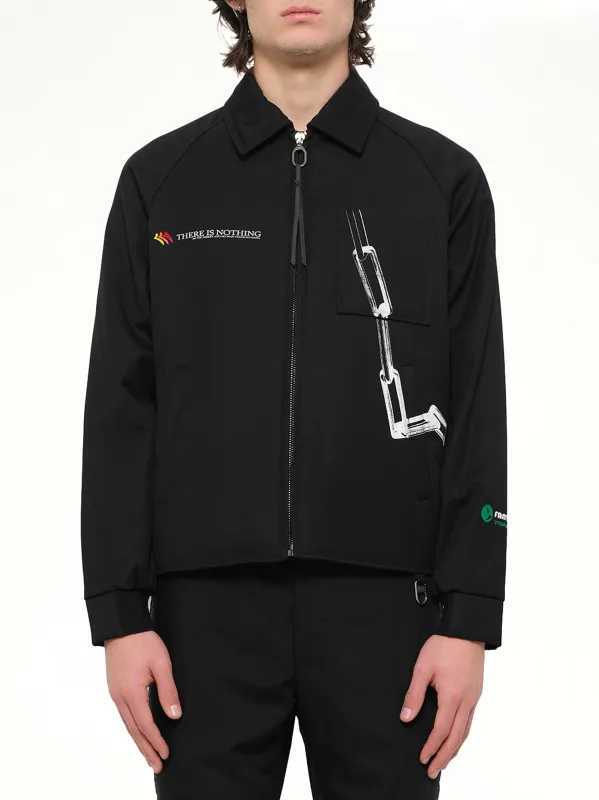 Coach Chain Jacket in Black made by Lanvin