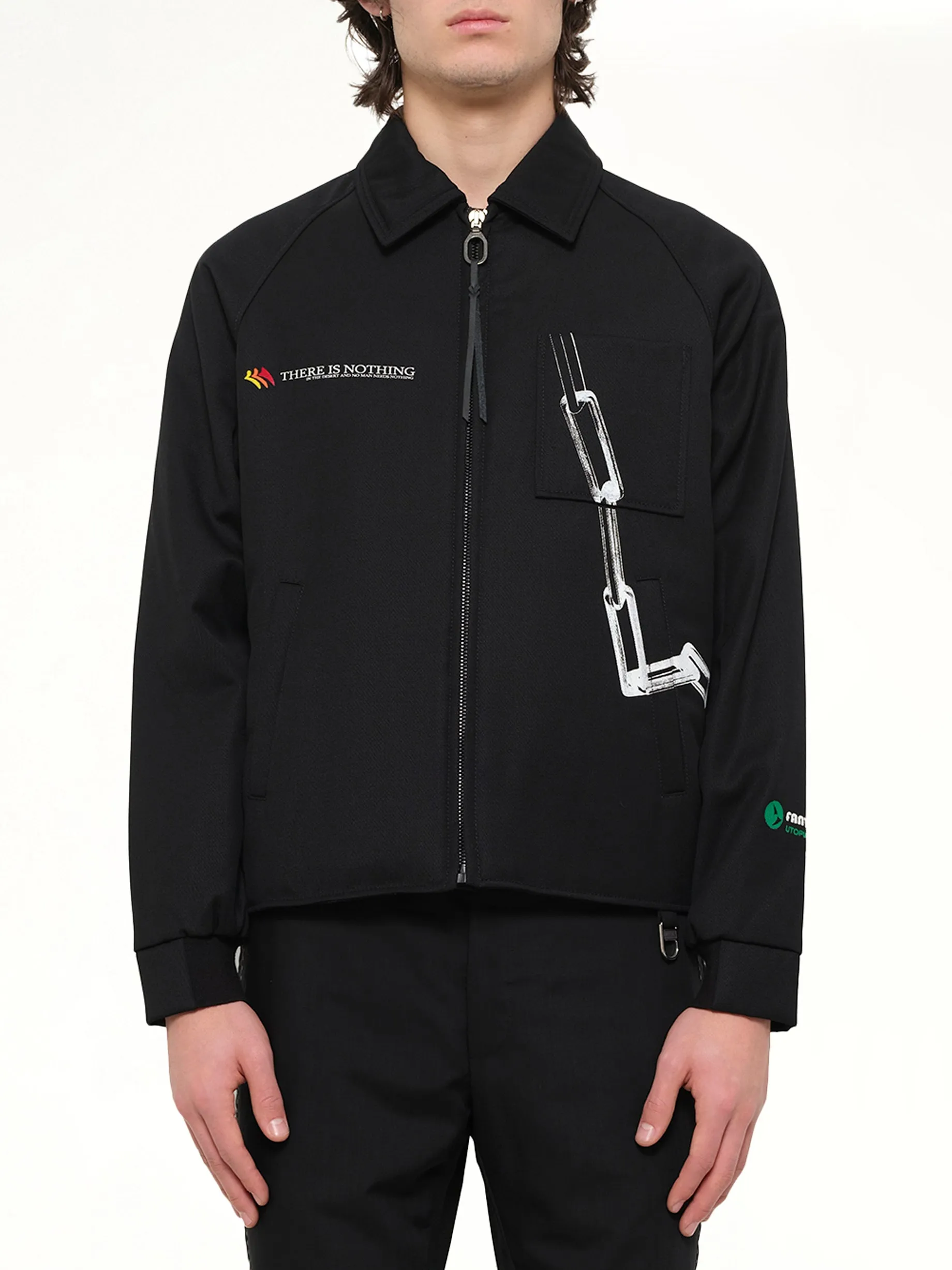 Coach Chain Jacket in Black sold by MARAIS