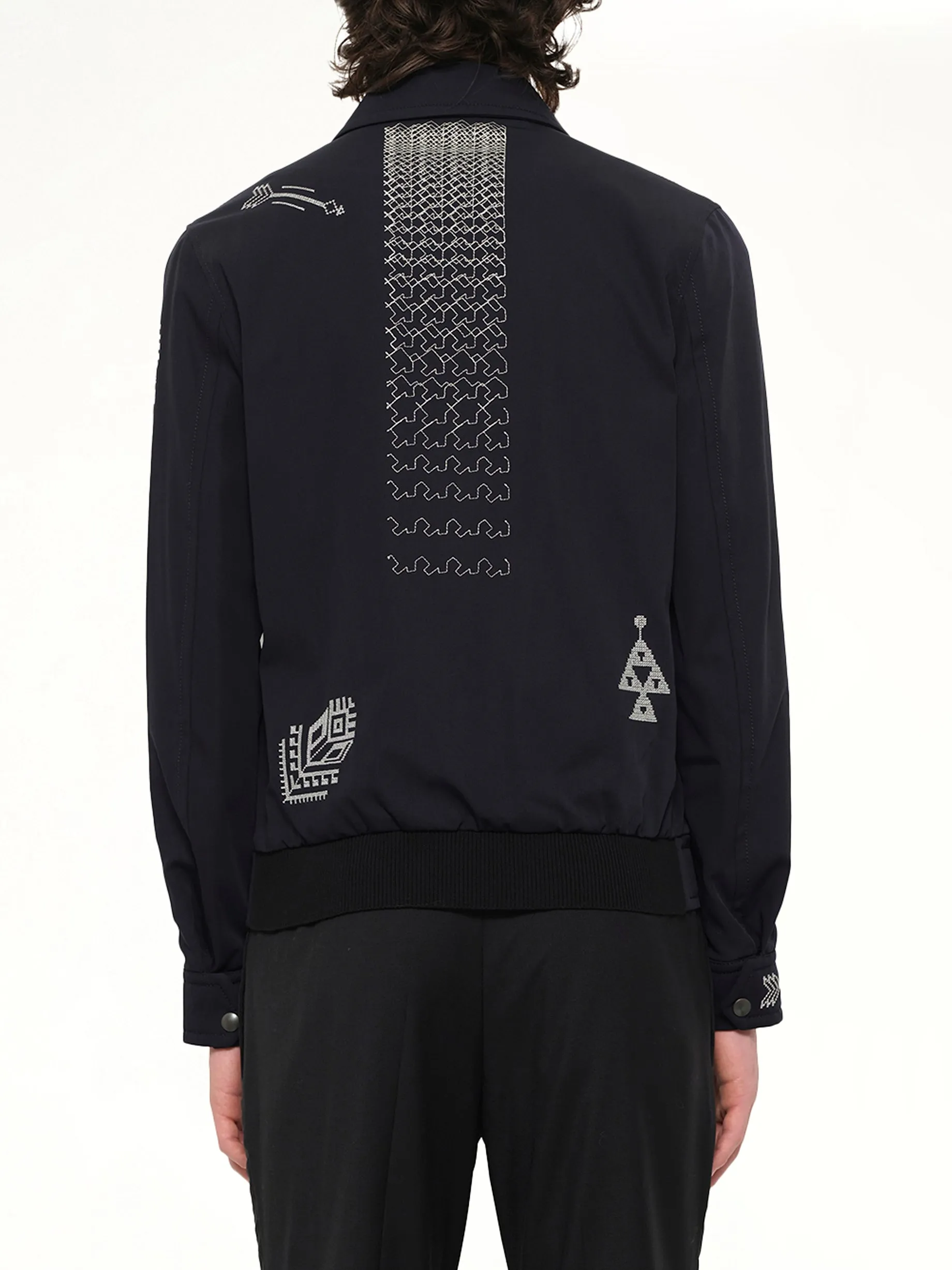 Embroidered Jacket in Blue sold by MARAIS product image thumbnail 3