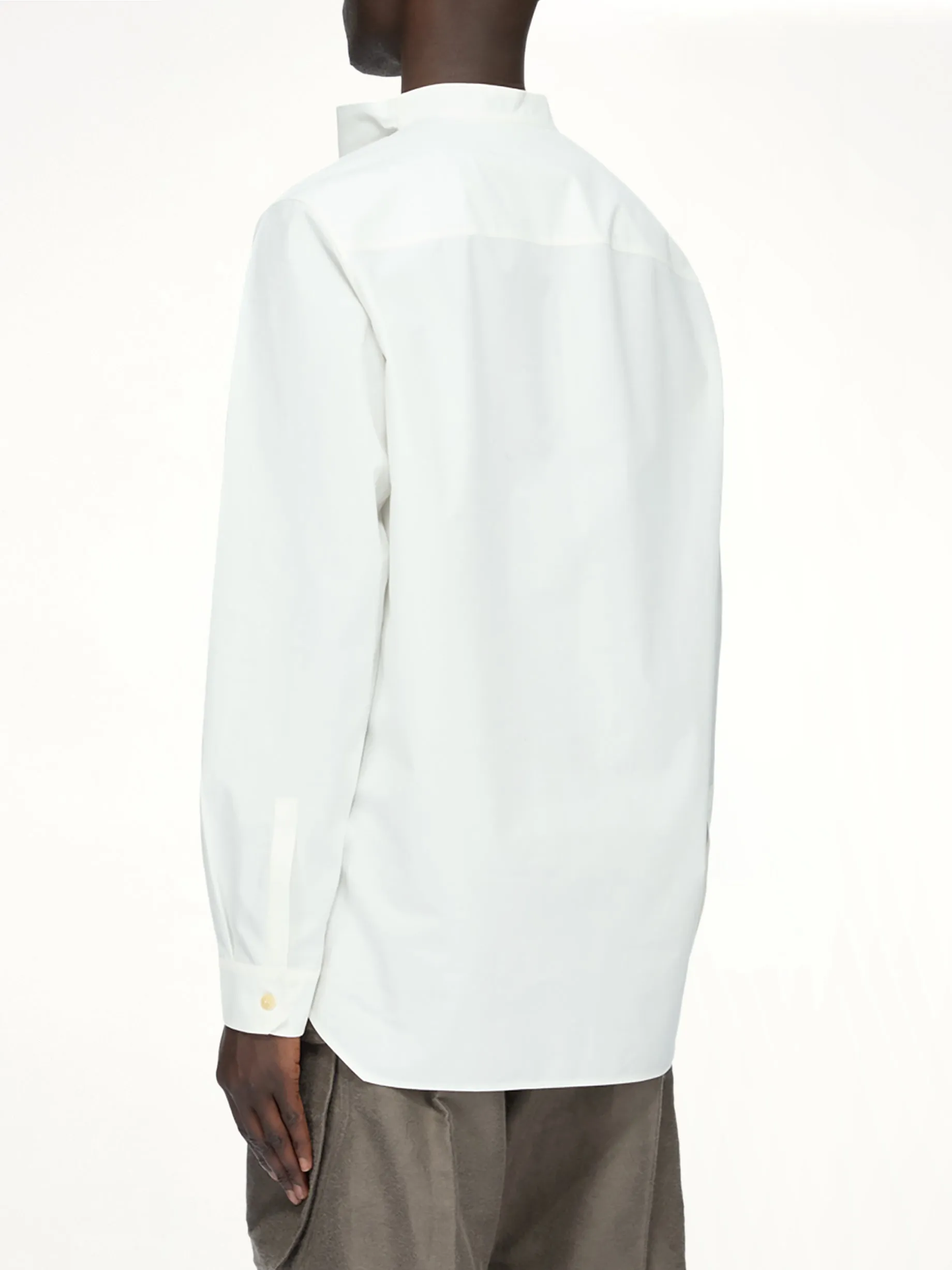 Cotton Poplin Island Shirt in Milk sold by MARAIS product image thumbnail 3