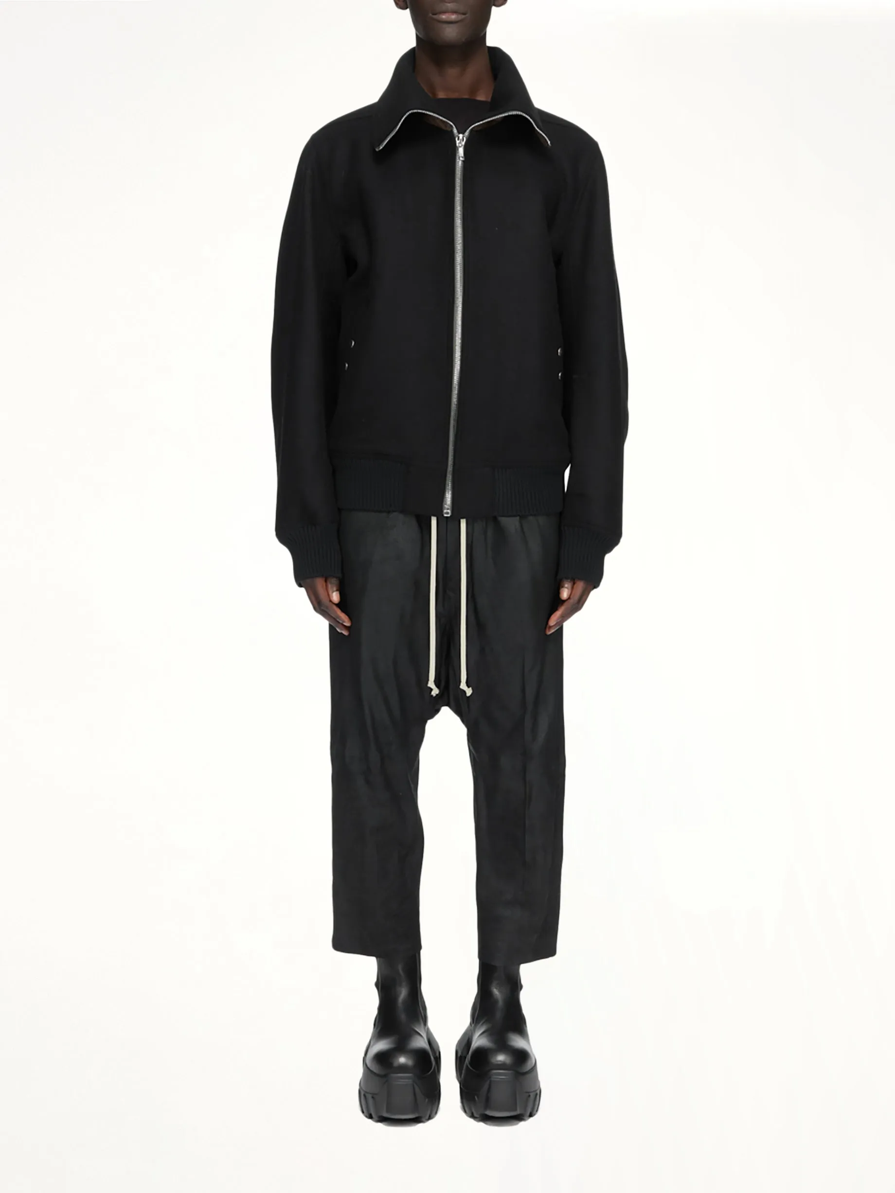 Melton Dracuflight Jacket in Black sold by MARAIS product image thumbnail 4