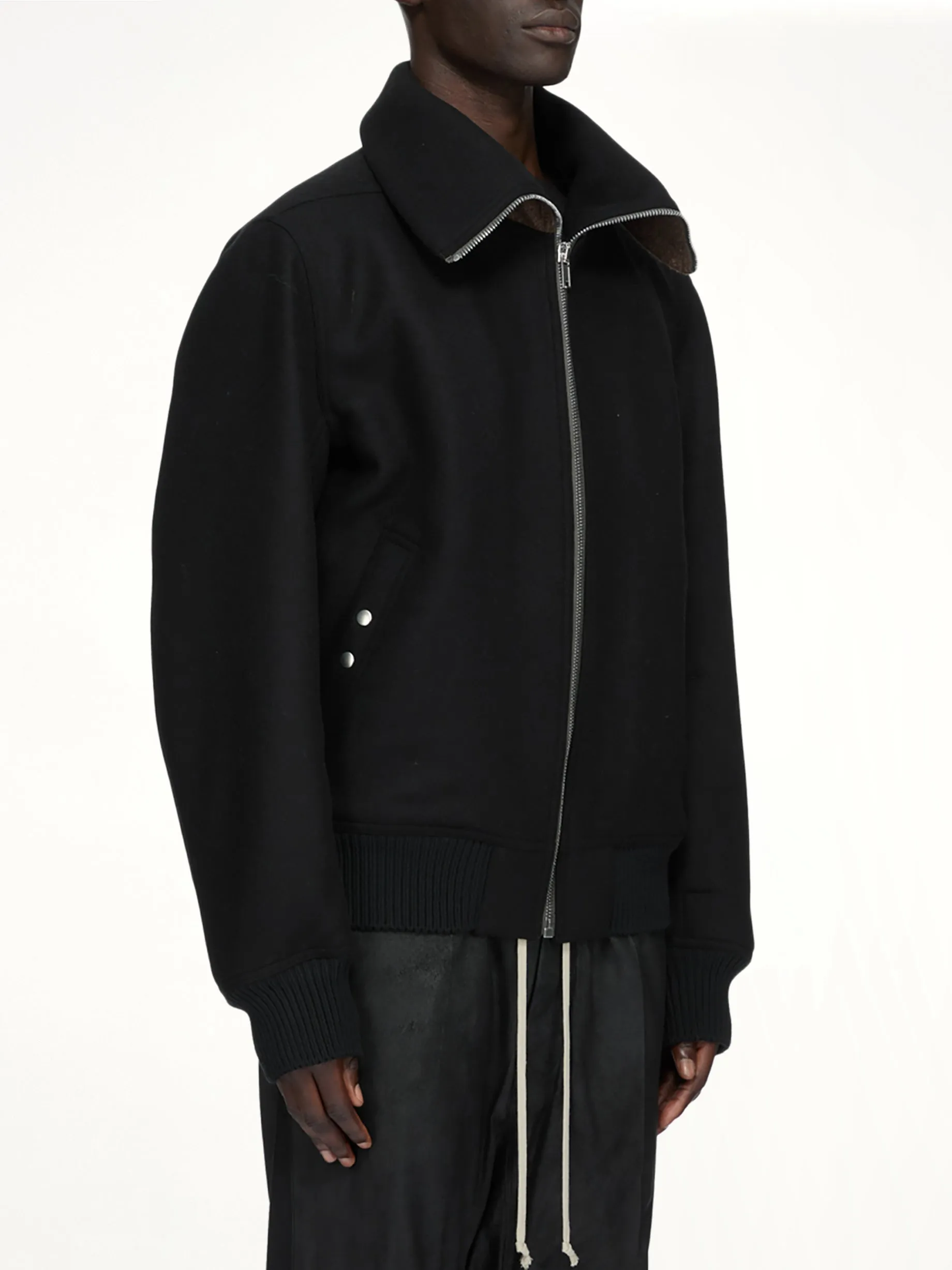 Melton Dracuflight Jacket in Black sold by MARAIS product image thumbnail 2