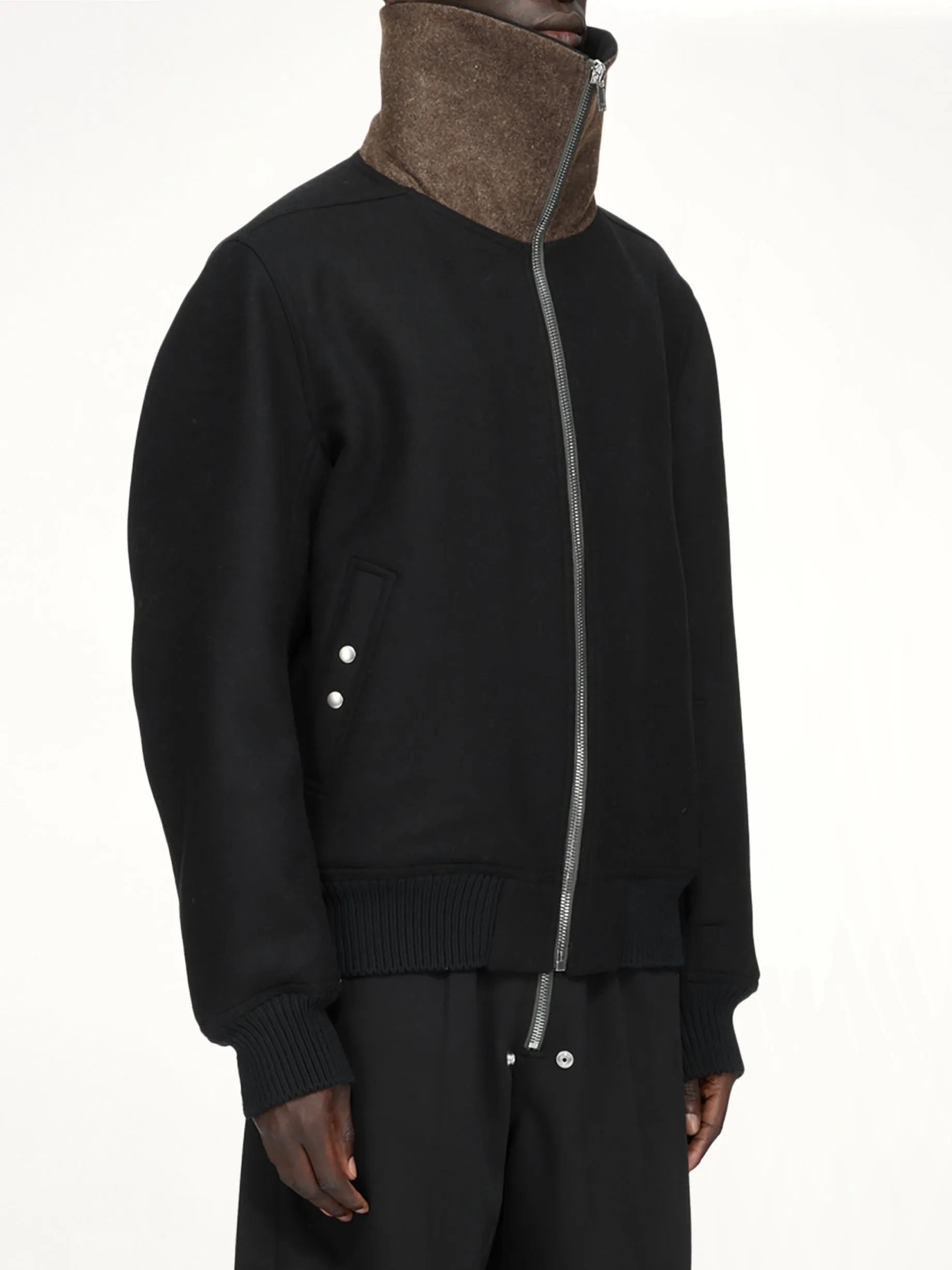Melton Dracuflight Jacket in Black sold by MARAIS product image thumbnail 3