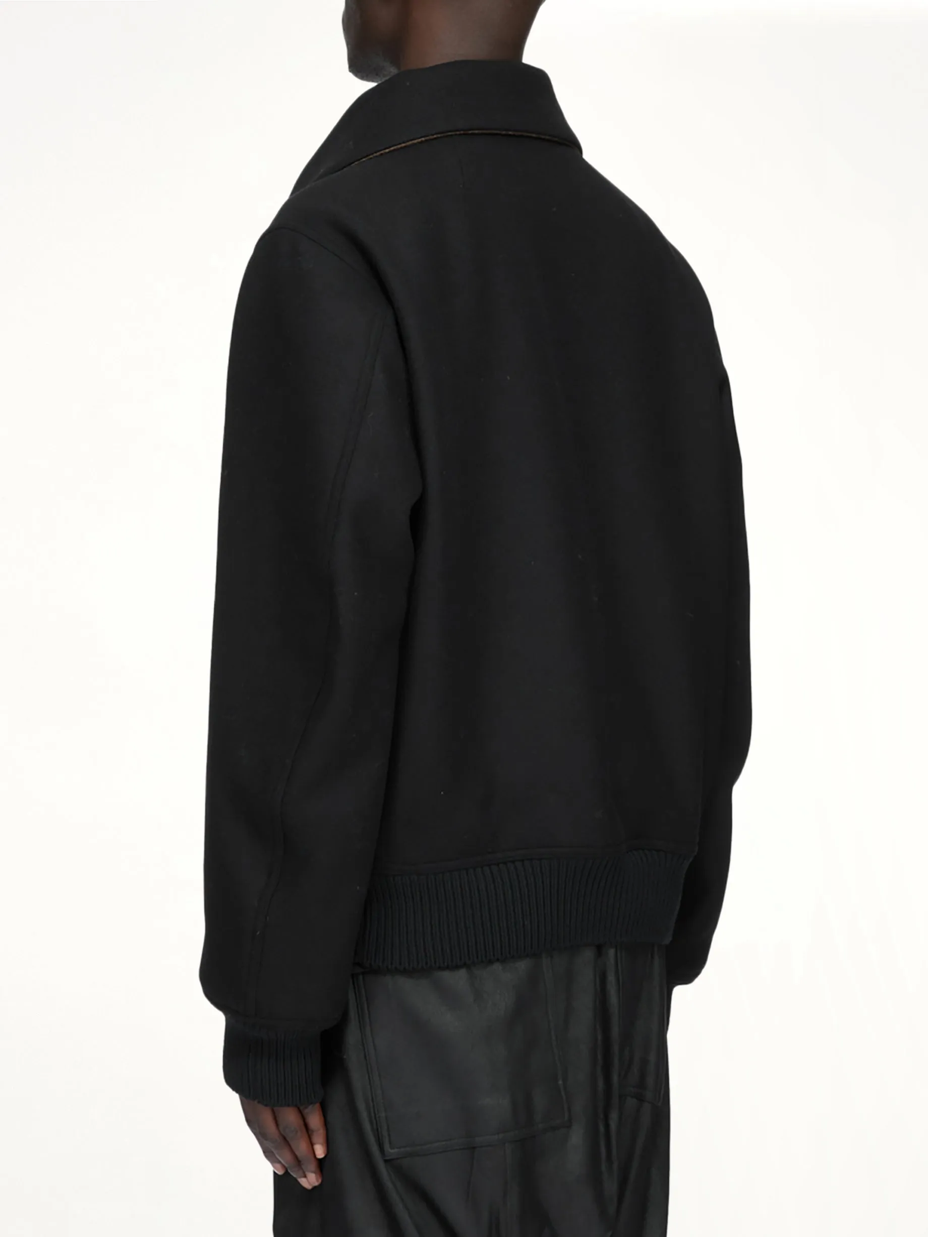 Melton Dracuflight Jacket in Black sold by MARAIS product image thumbnail 5
