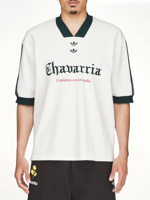 Adidas x Chavarria Soccer Graphic T-Shirt in Off White made by Willy Chavarria