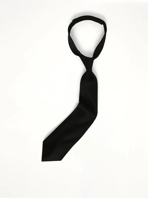 Shape Memory Shijira Tie in Black made by Doublet
