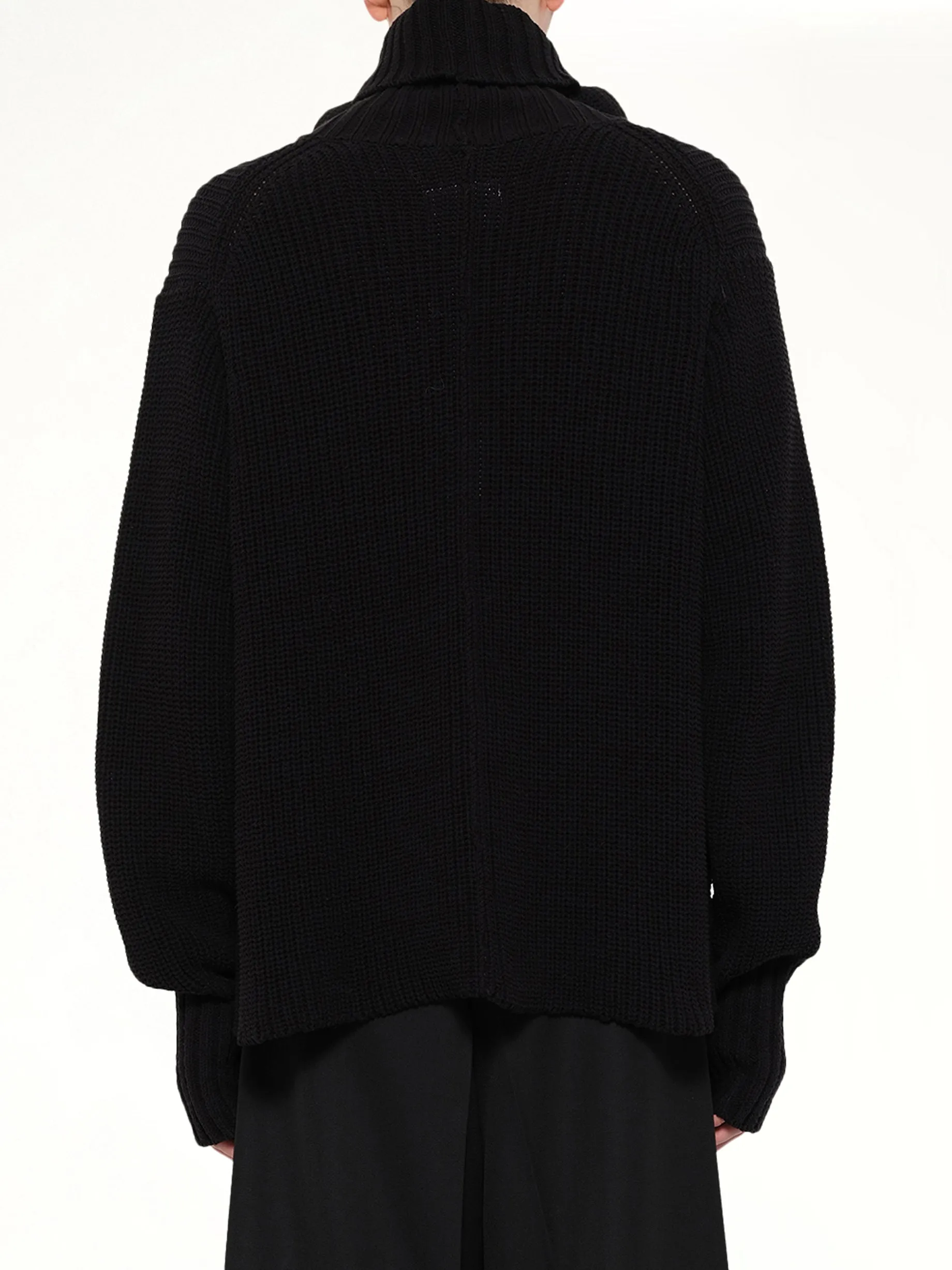 Gas Mask Turtleneck Knit in Black sold by MARAIS product image thumbnail 5