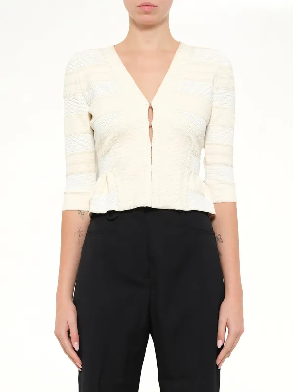 Alexander McQueen - Cardigan in White/Cream made by Alexander McQueen