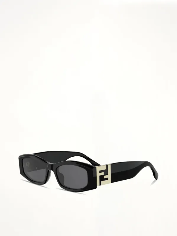 Forever Fendi FE40204I Acetate Sunglass in Black made by Fendi
