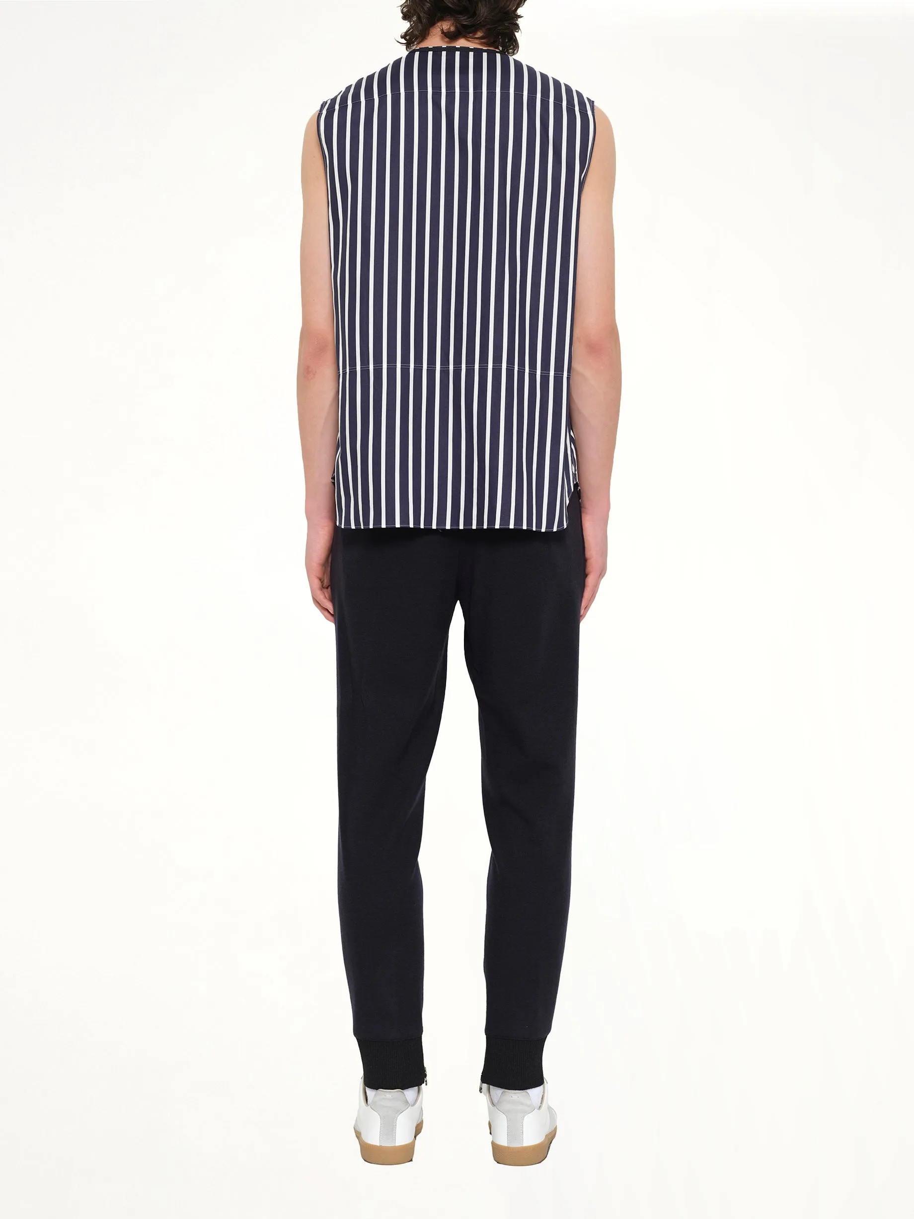 Ribbon V Neck in Navy sold by MARAIS product image thumbnail 4