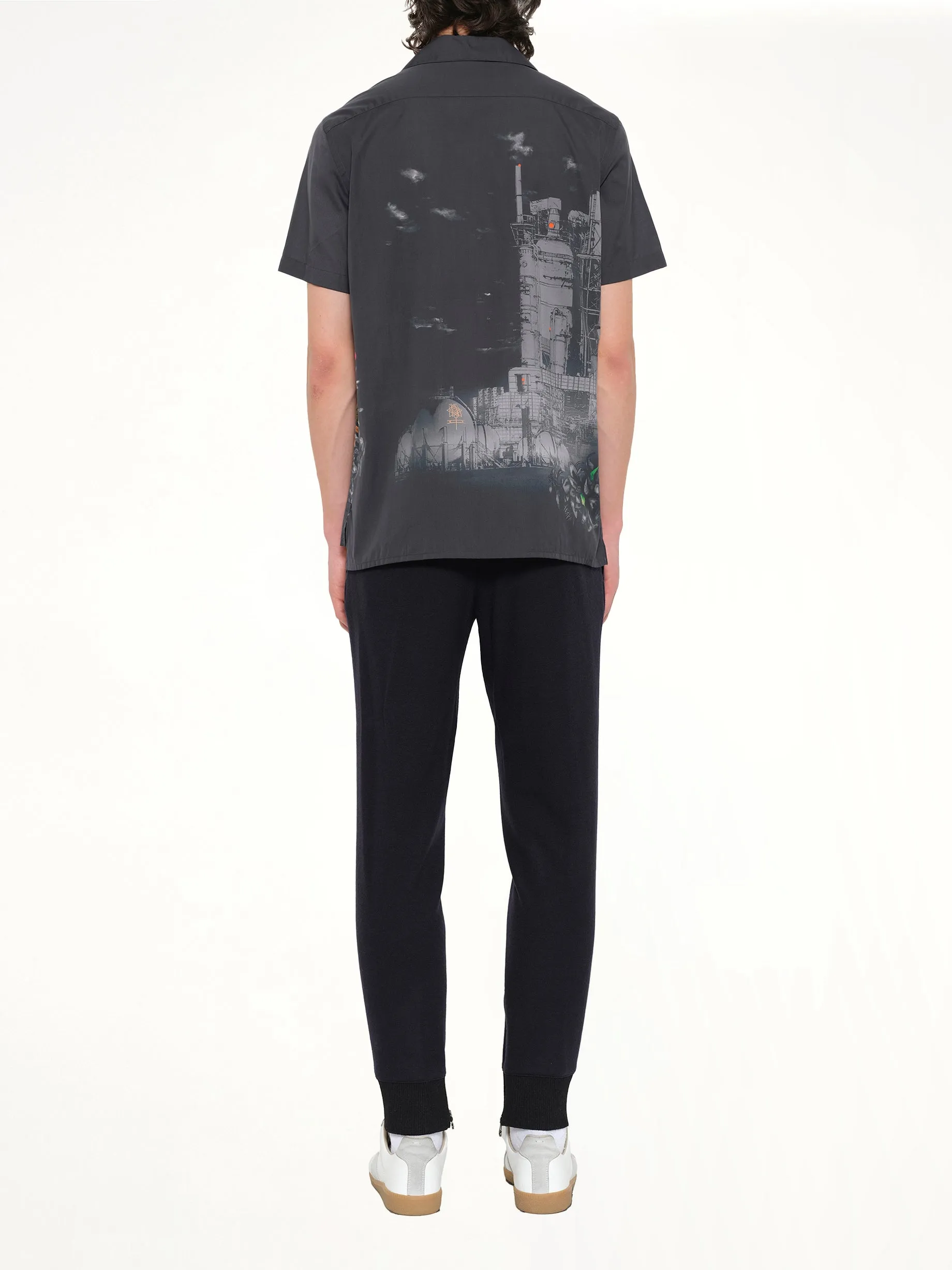 Bowling Shirt in Black sold by MARAIS product image thumbnail 4