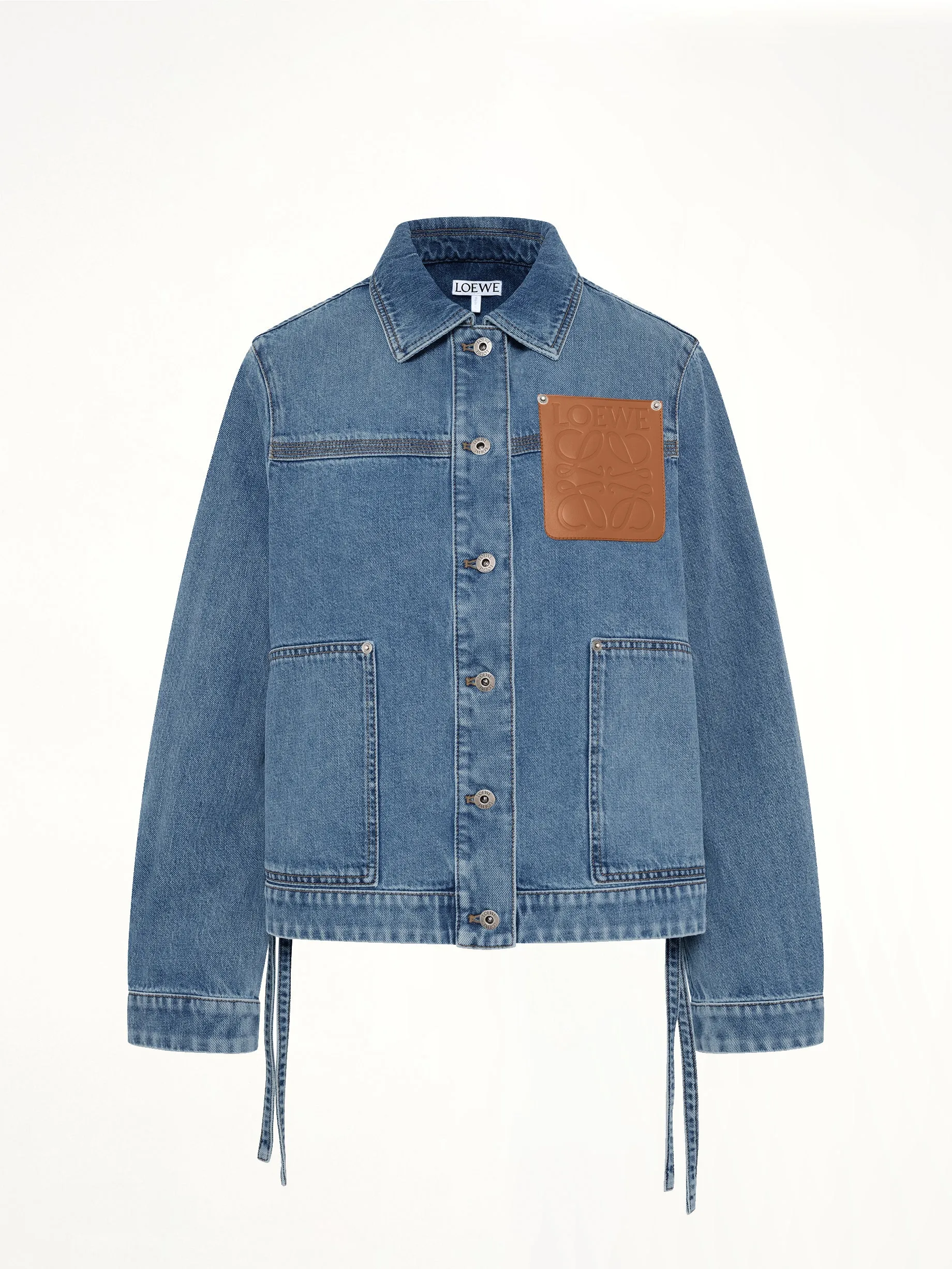 Workwear Jacket in Jeans Blue sold by MARAIS product image thumbnail 2