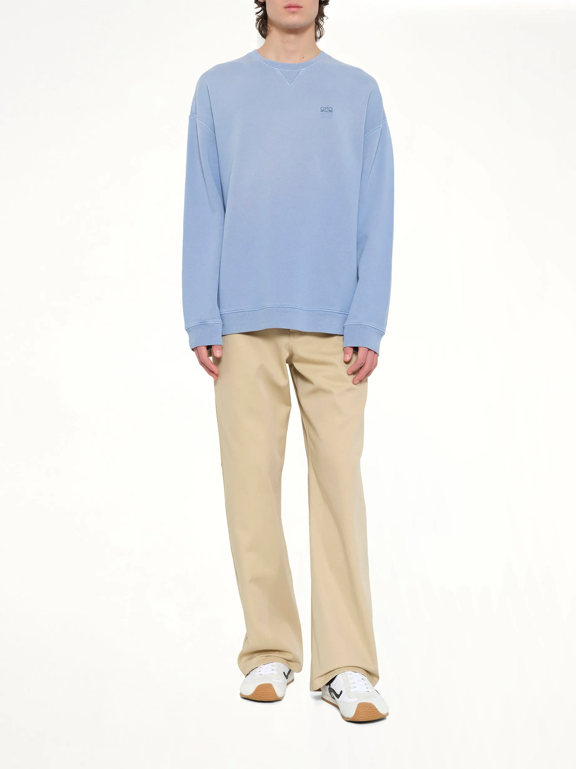 Faded Sweatshirt in Blue sold by MARAIS product image thumbnail 4