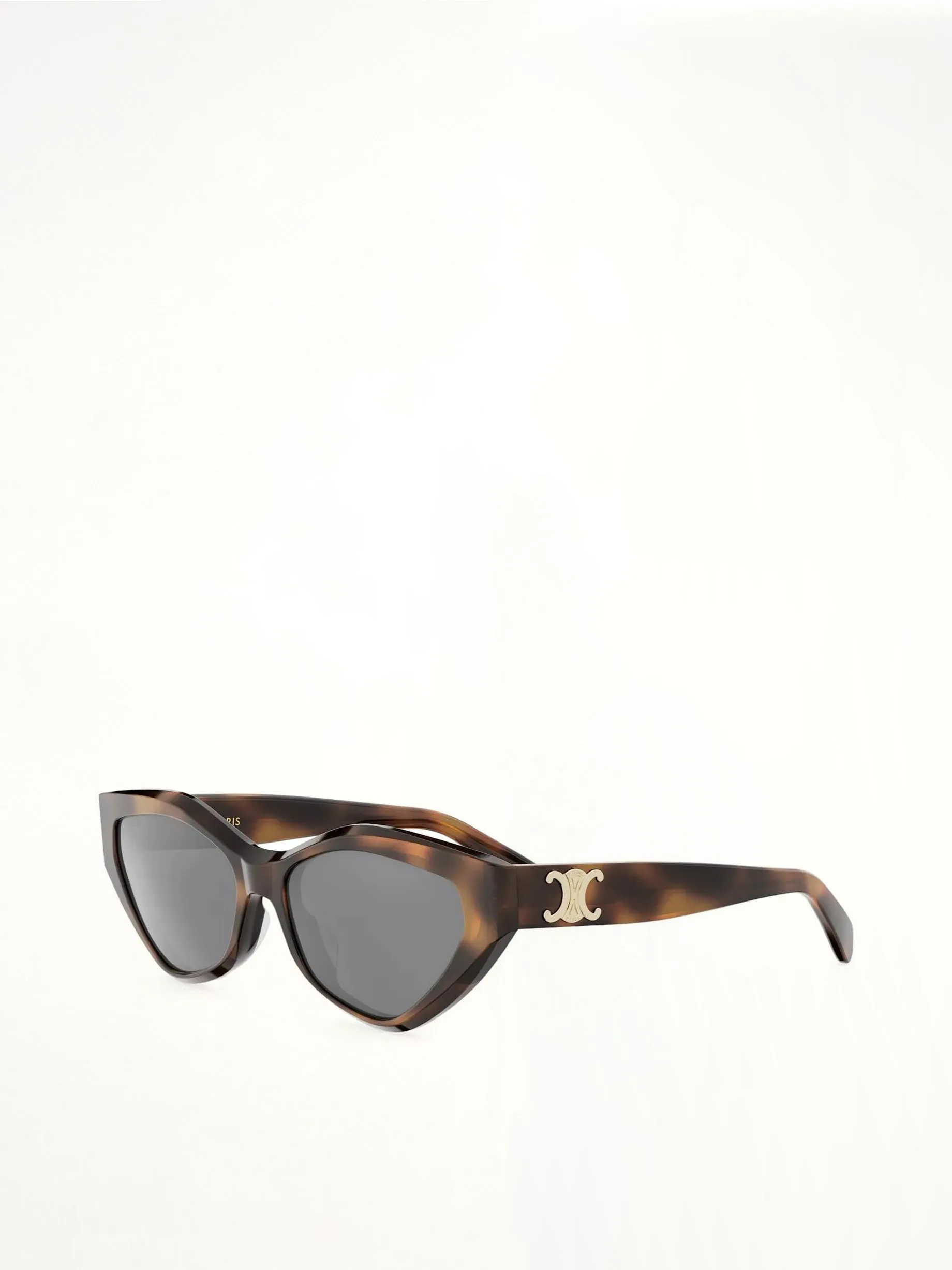 CL40323U Acetate Sunglasses in Shiny Havana/Grey sold by MARAIS