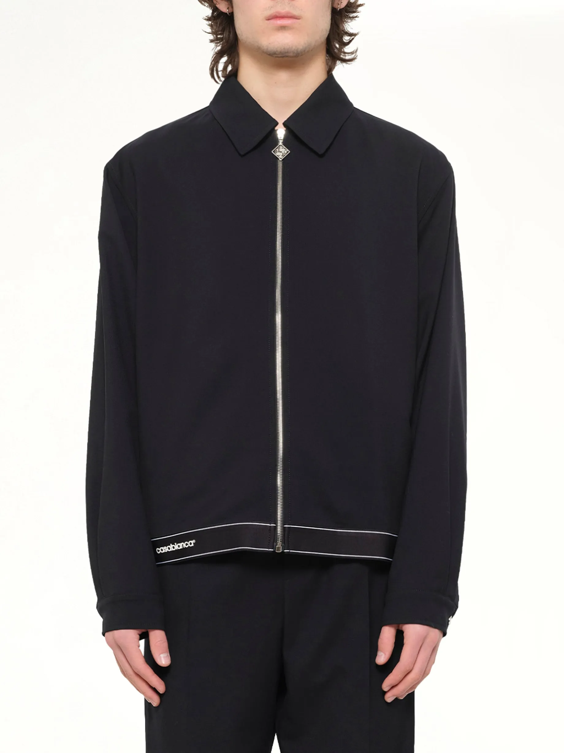 Tailored Sports Jacket in Black sold by MARAIS
