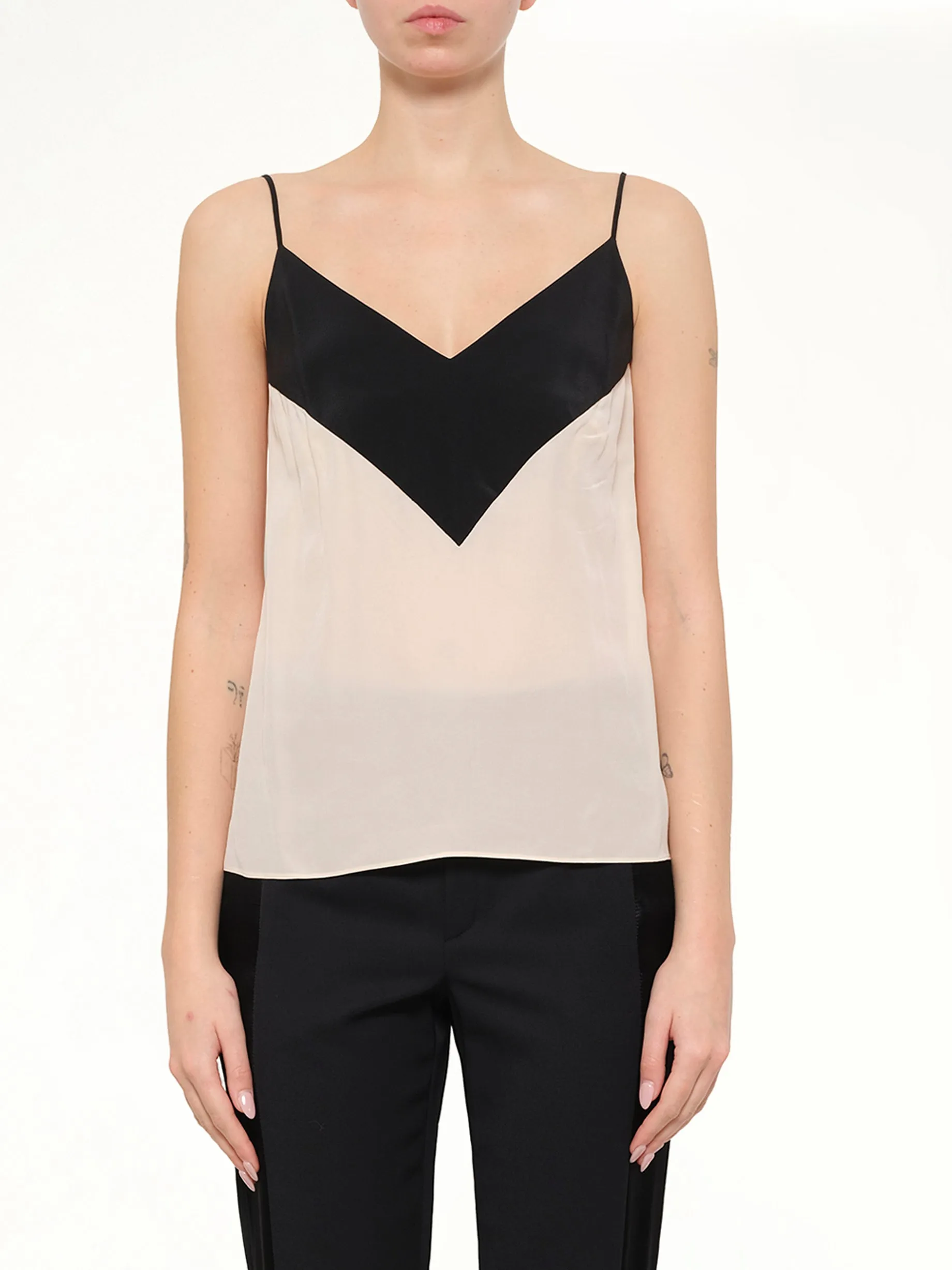 Silk Top in Powder sold by MARAIS