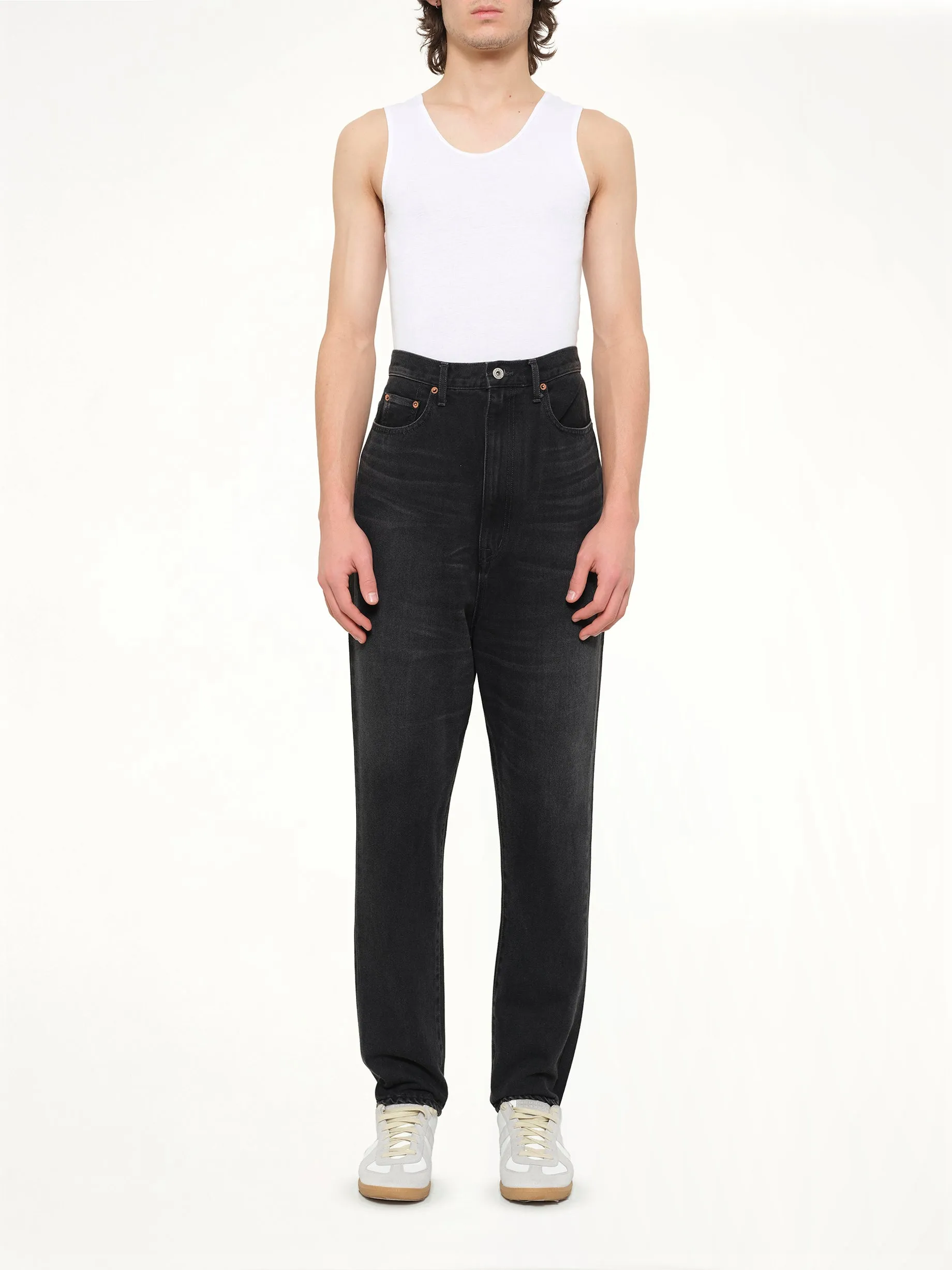 Denim Slim Pants in Black sold by MARAIS product image thumbnail 2