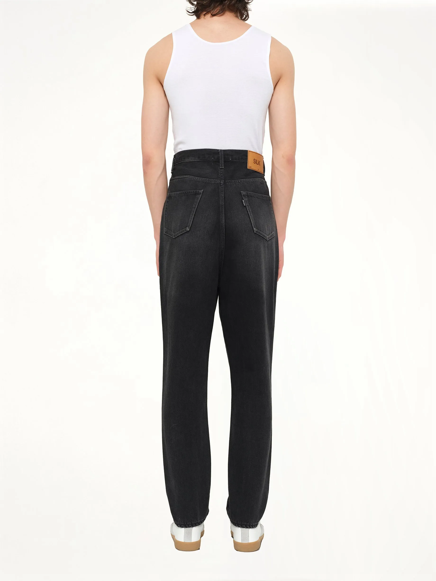 Denim Slim Pants in Black sold by MARAIS product image thumbnail 4