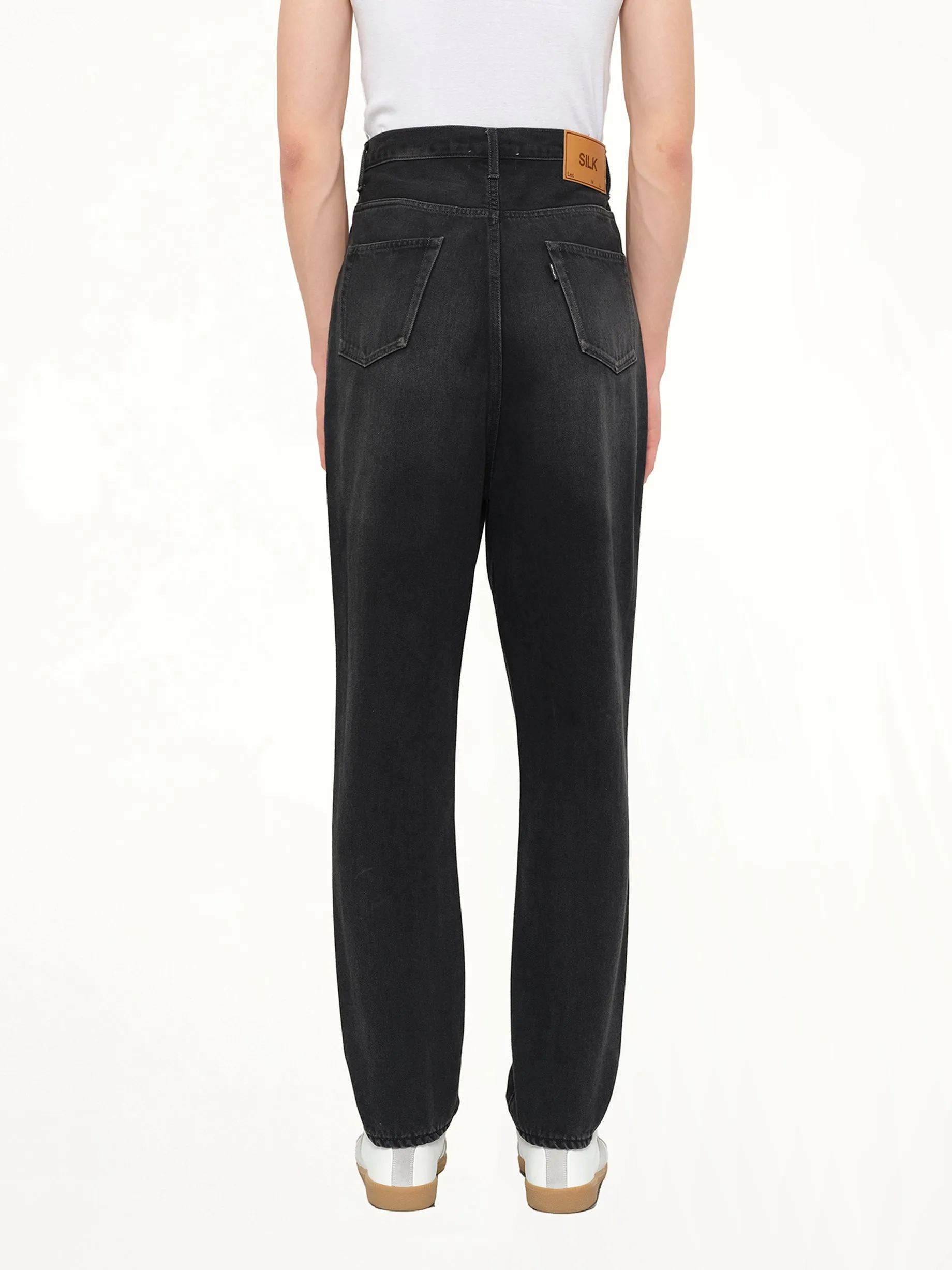Denim Slim Pants in Black sold by MARAIS product image thumbnail 3