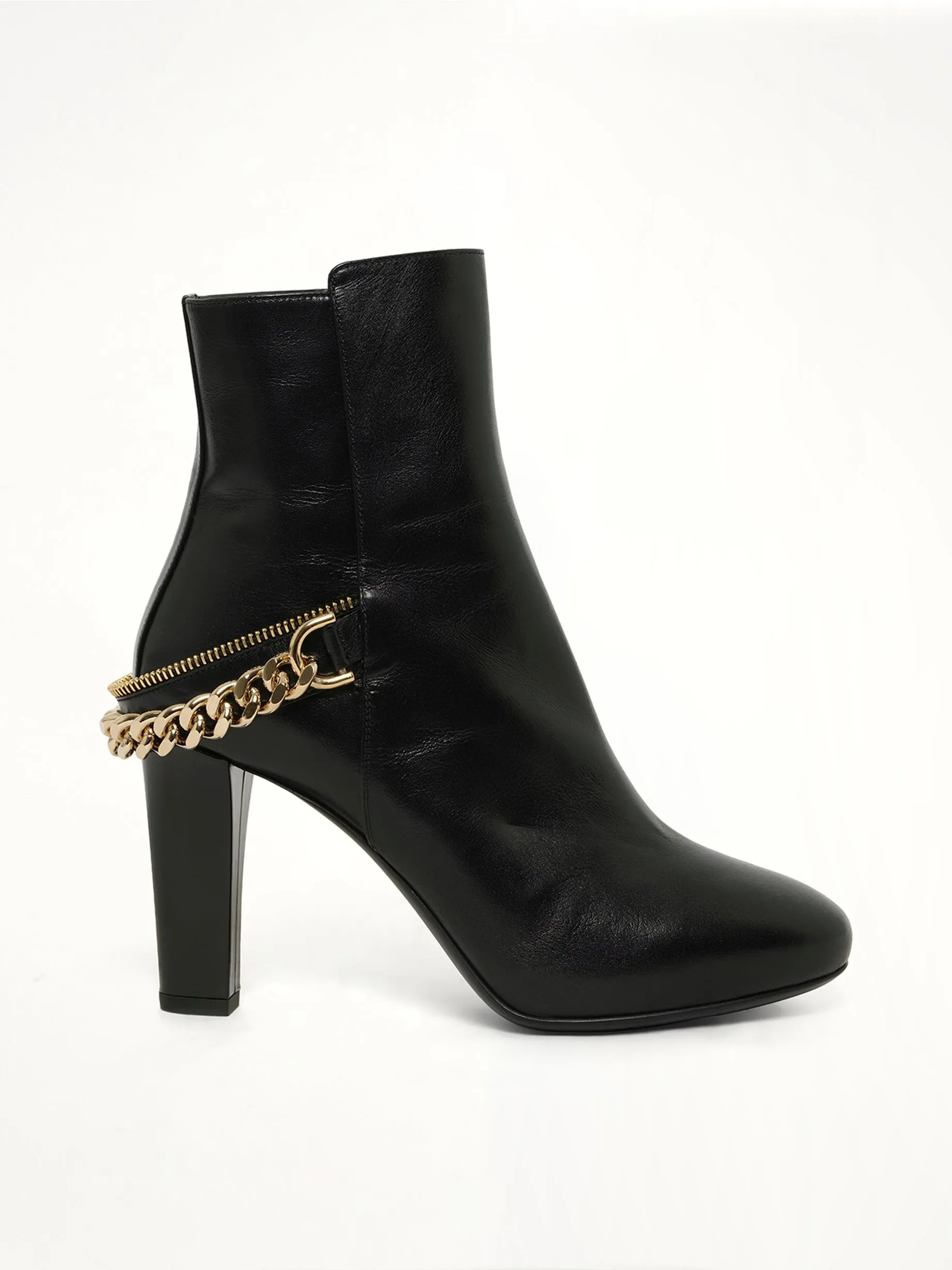 Boots W/ Chain in Black sold by MARAIS
