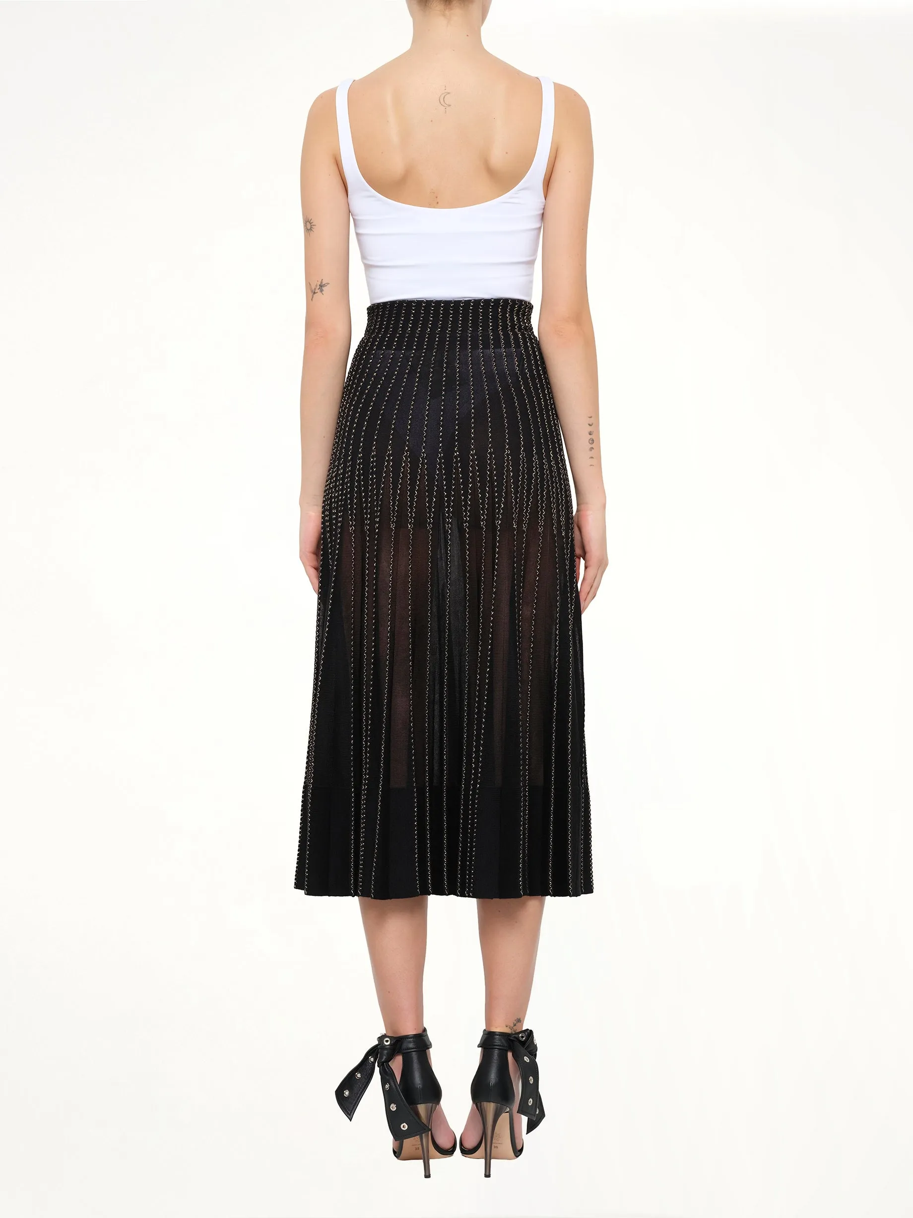 Alexander McQueen Skirt in Black sold by MARAIS product image thumbnail 4